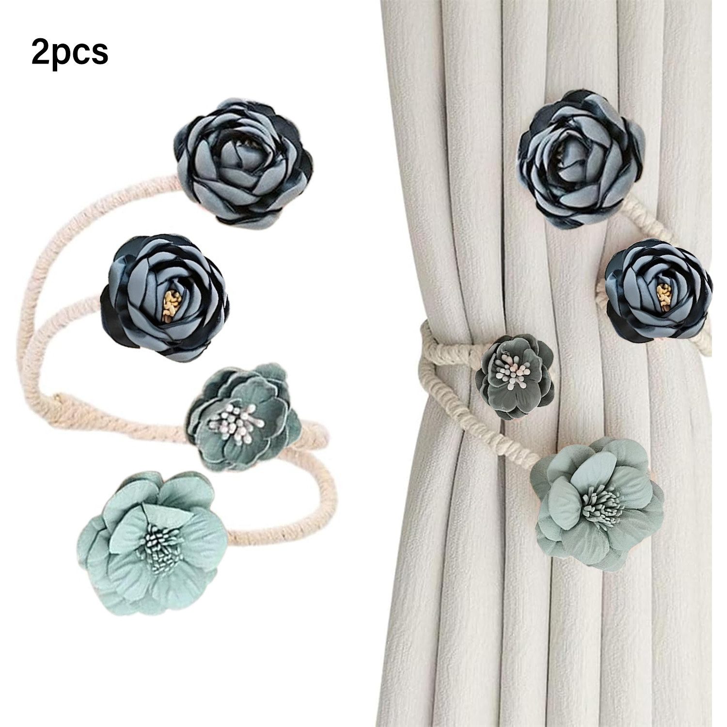 RWEUOQ Raffhalter Flower Tiebacks for Curtains, günstig online kaufen