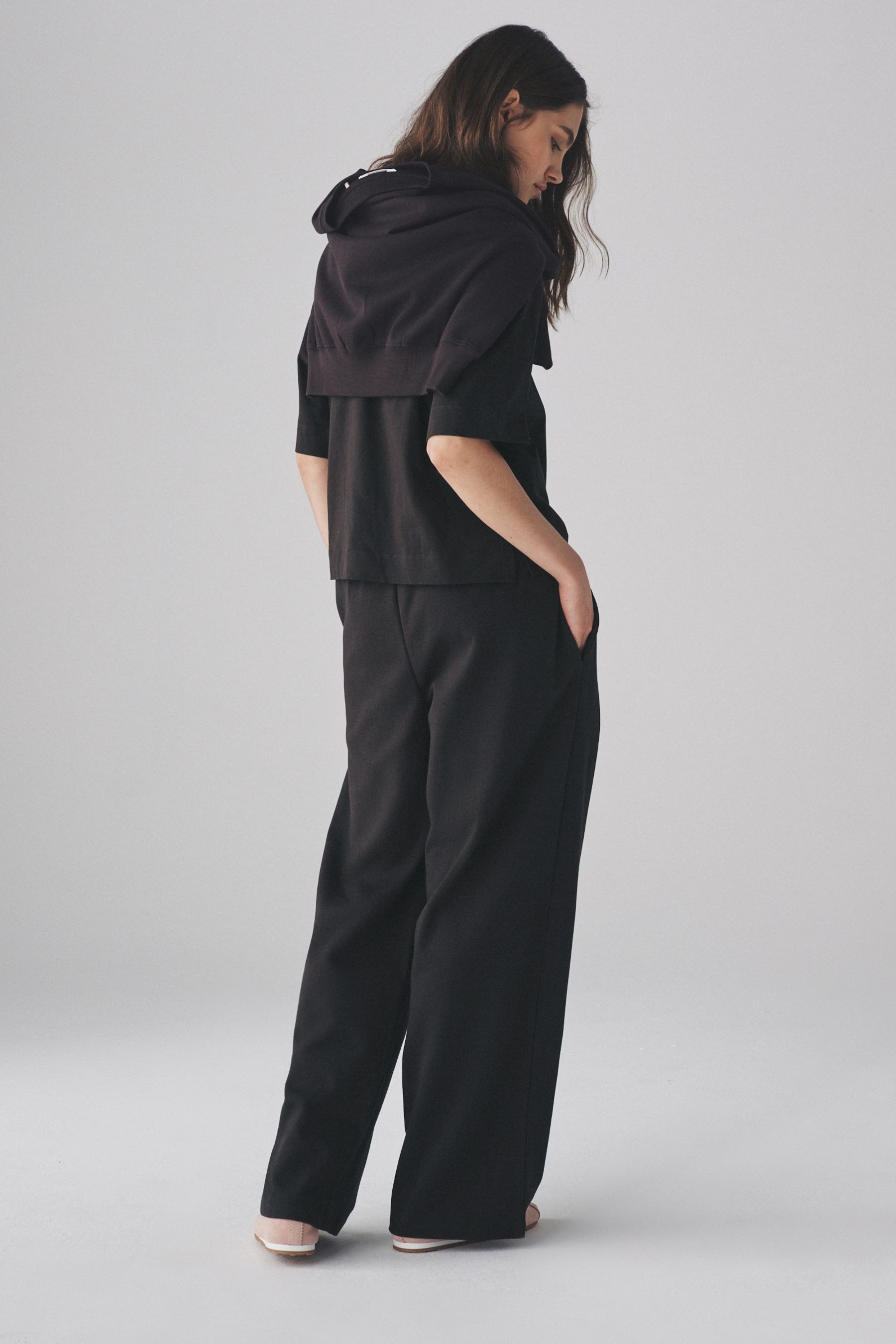 The Set Jogginghose The Set weite Interlock-Jogginghosen, 2er-Pack (2-tlg) günstig online kaufen