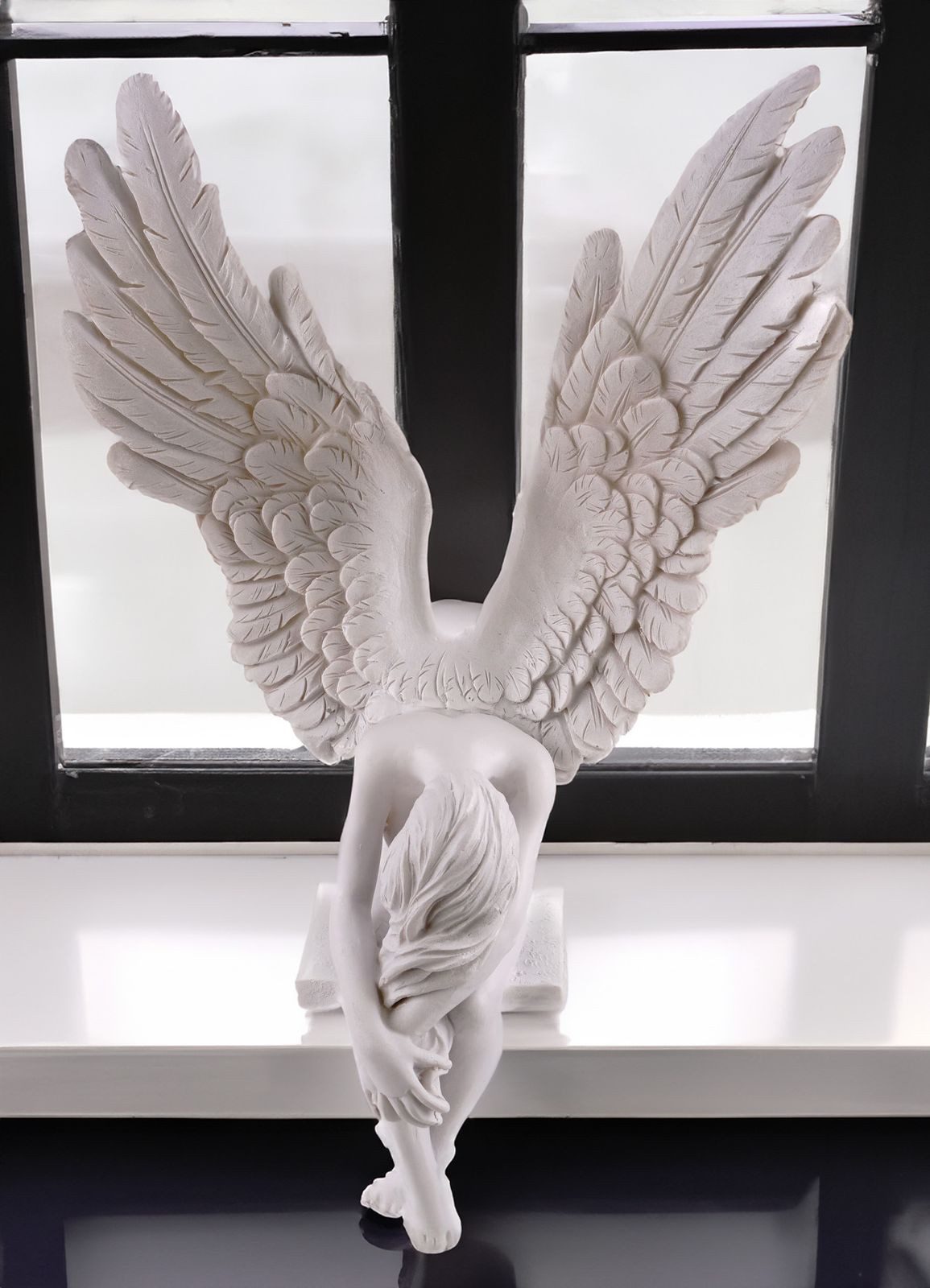 Kremers Schatzkiste Dekofigur Großer Engel der Traurigkeit Kantenhocker 40 günstig online kaufen