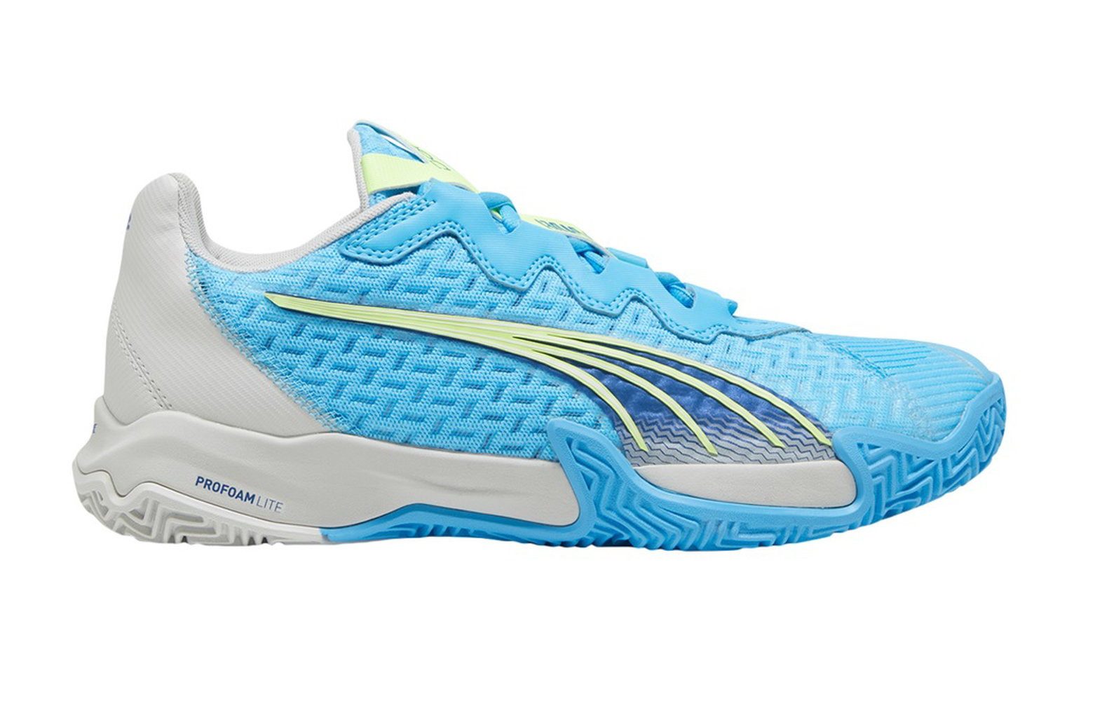 PUMA Nova Elite Allcourt blau/grau Herren Tennisschuh