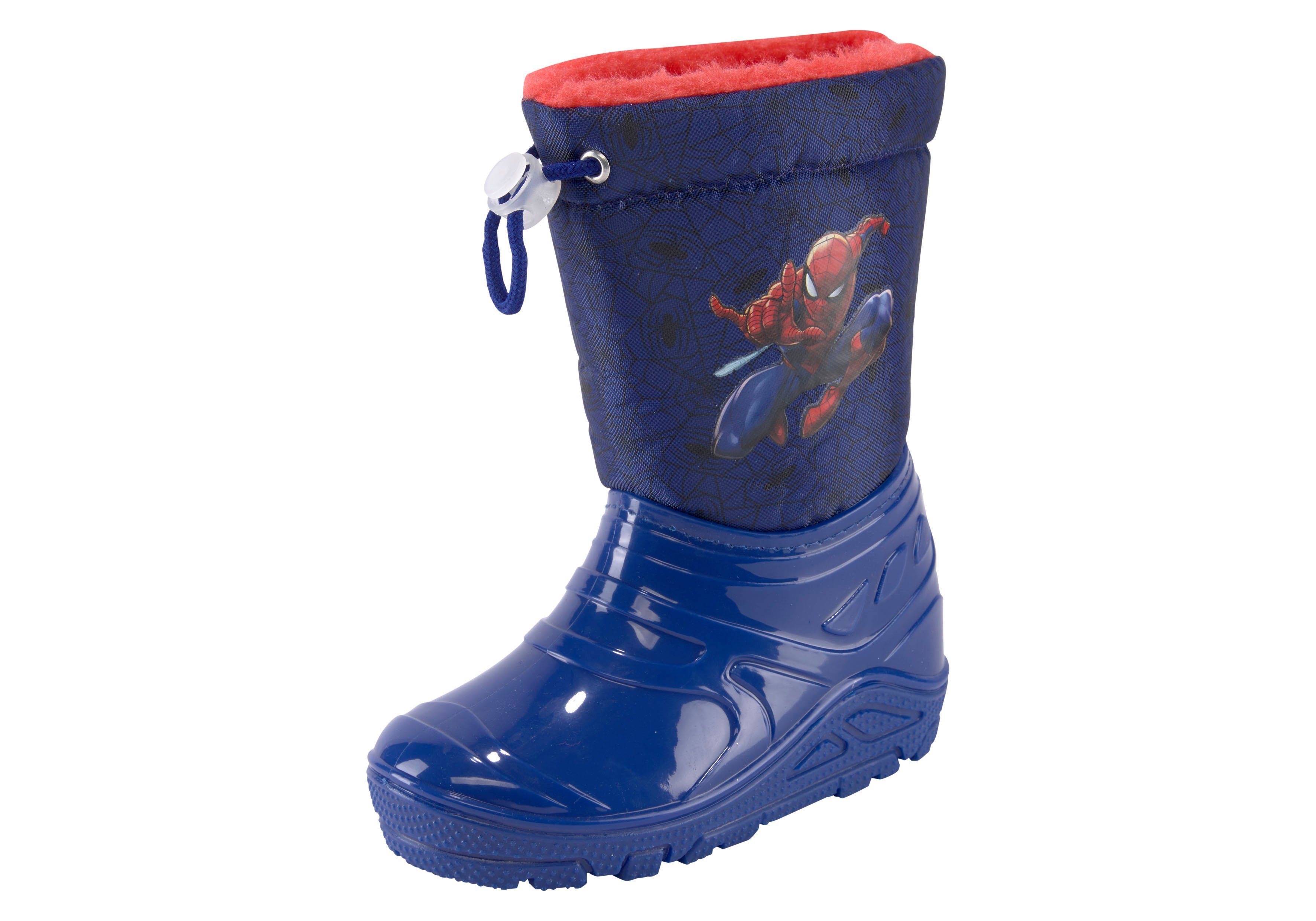 Disney Spiderman Gummistiefel Warmfutter