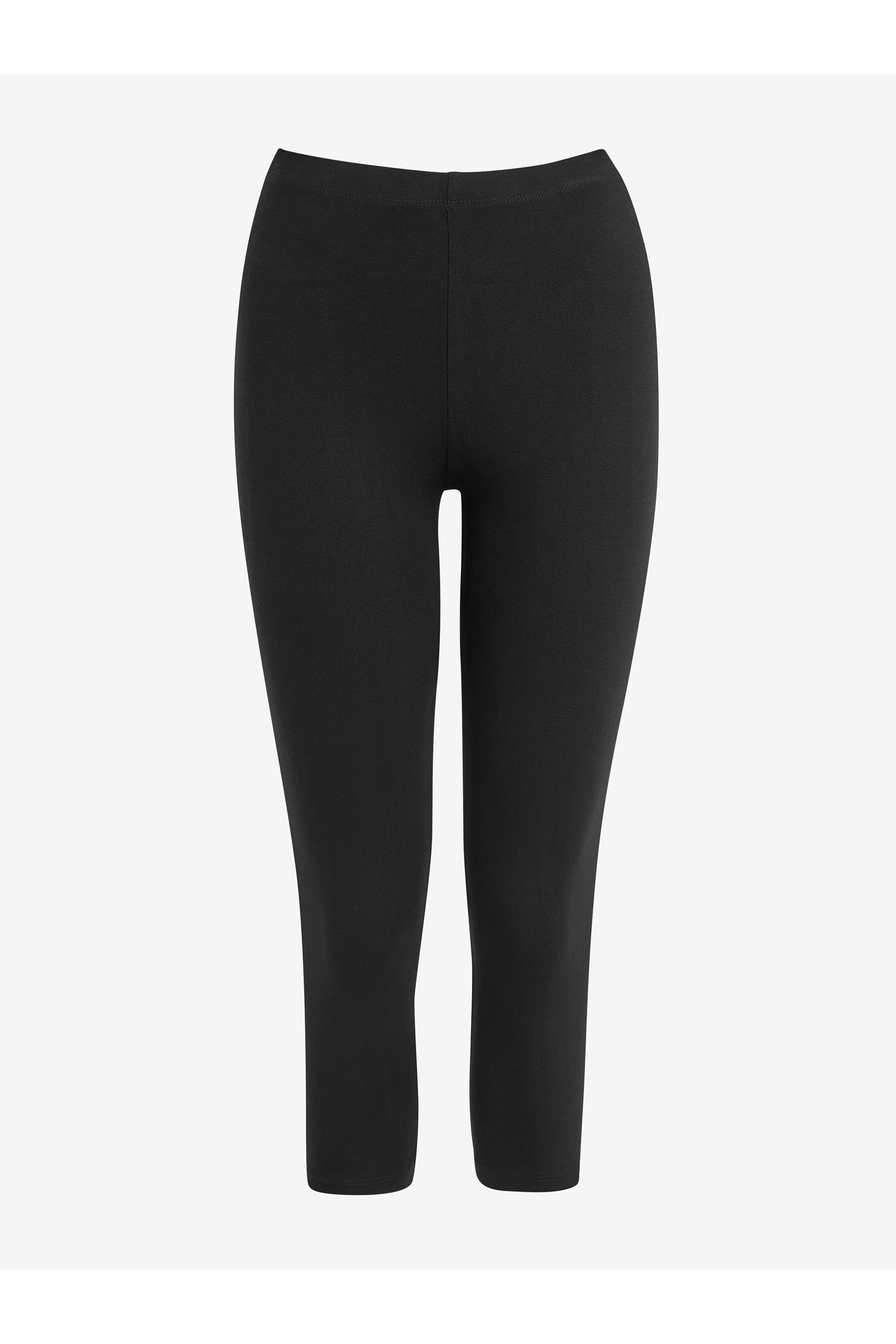 Next Leggings Verkürzte Leggings (1-tlg) Black