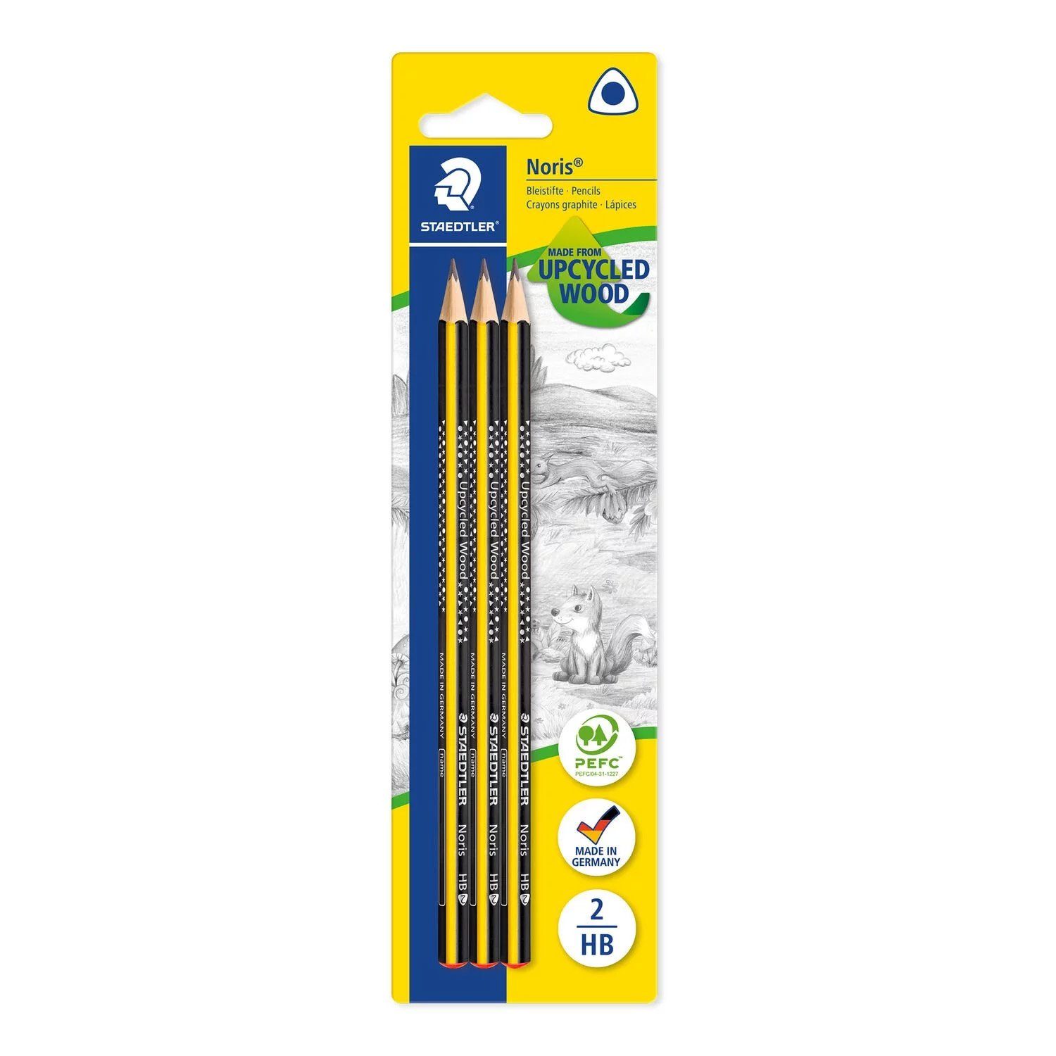 STAEDTLER Bleistift Bleistift Noris 183HBBK3