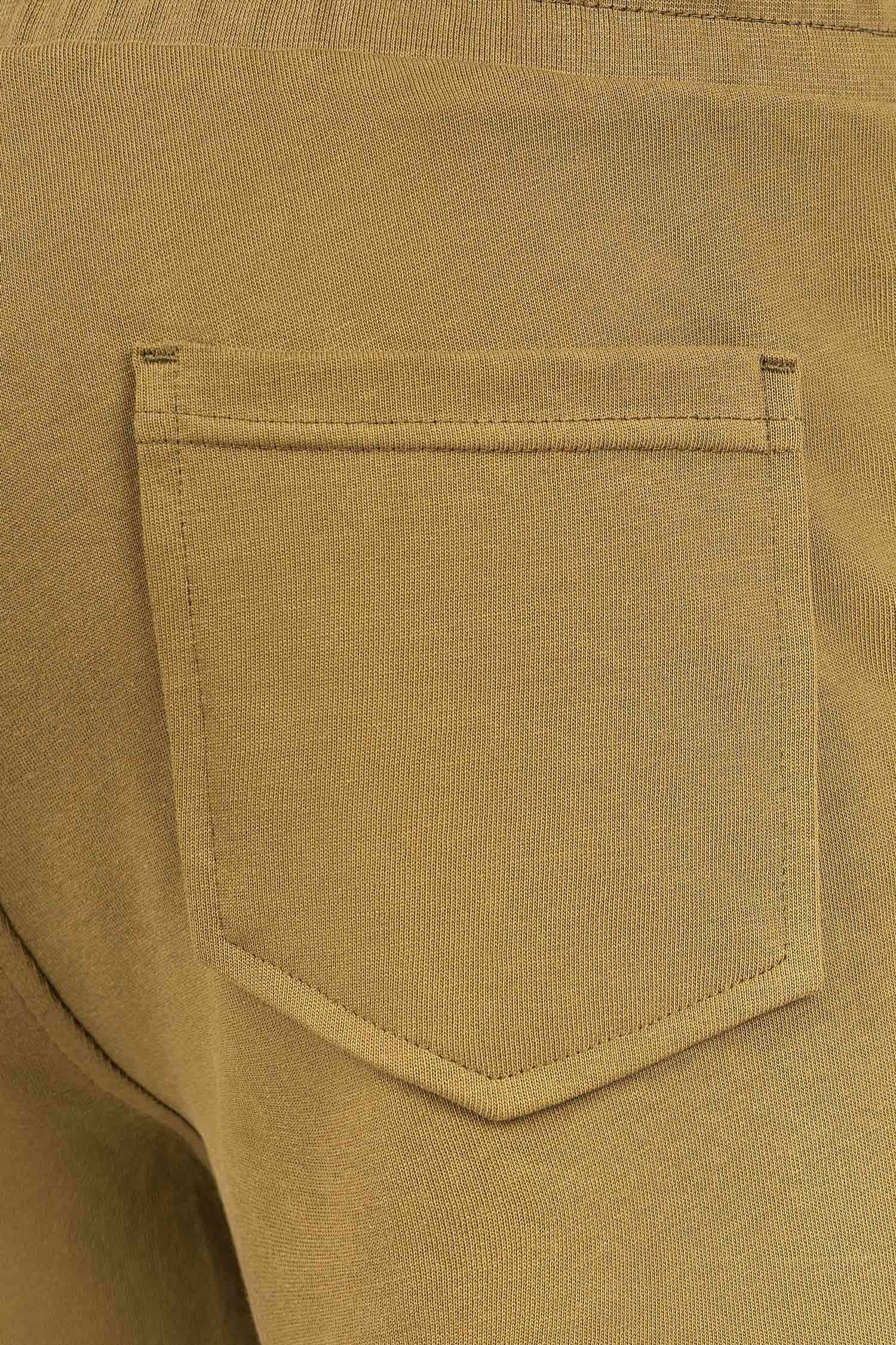 Reichstadt Casual Mit Kurze 23RS043 Shorts Hose Stitching hochwertigem (1-tlg) Khaki