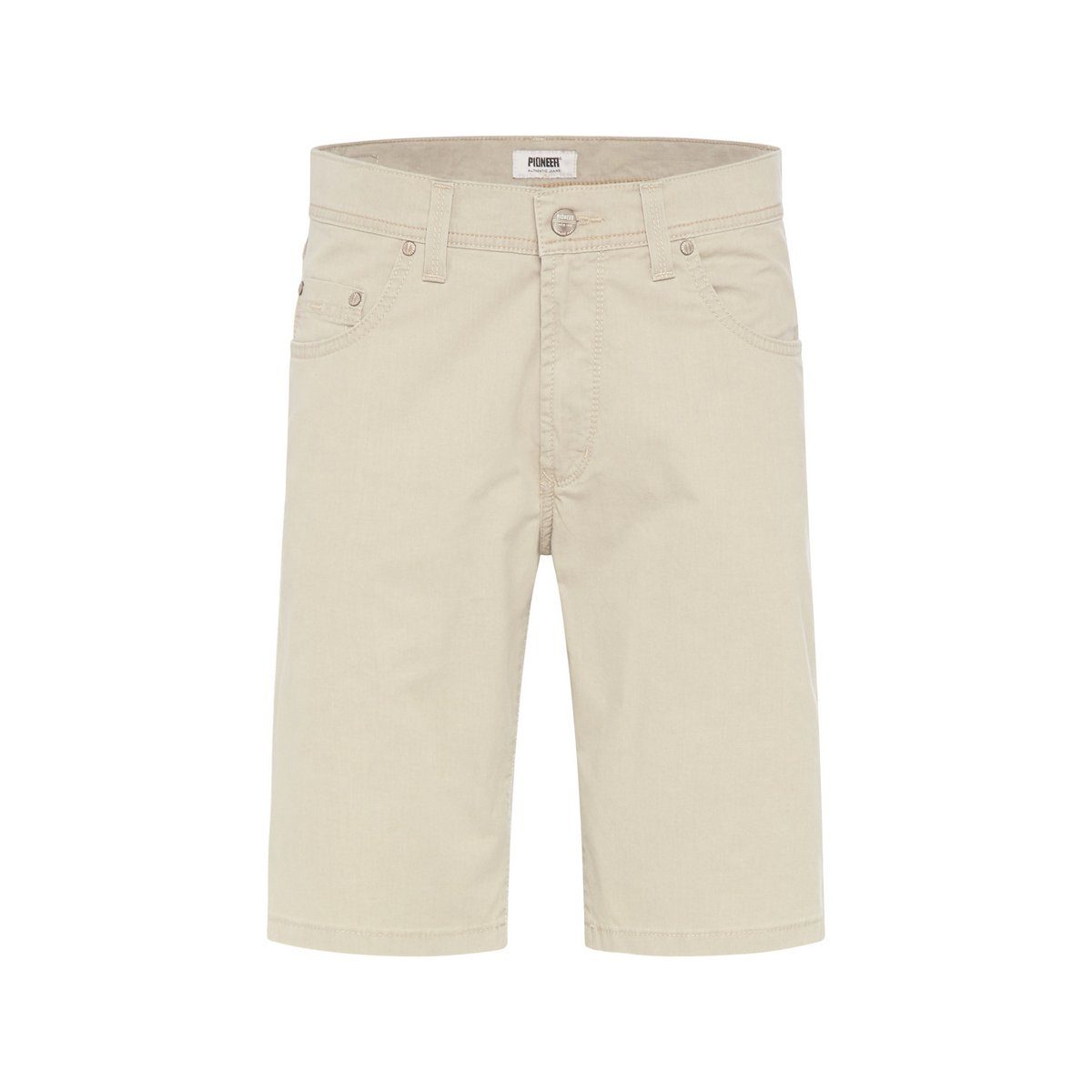 Pioneer Authentic Jeans Cargoshorts grau regular (1-tlg., keine Angabe)