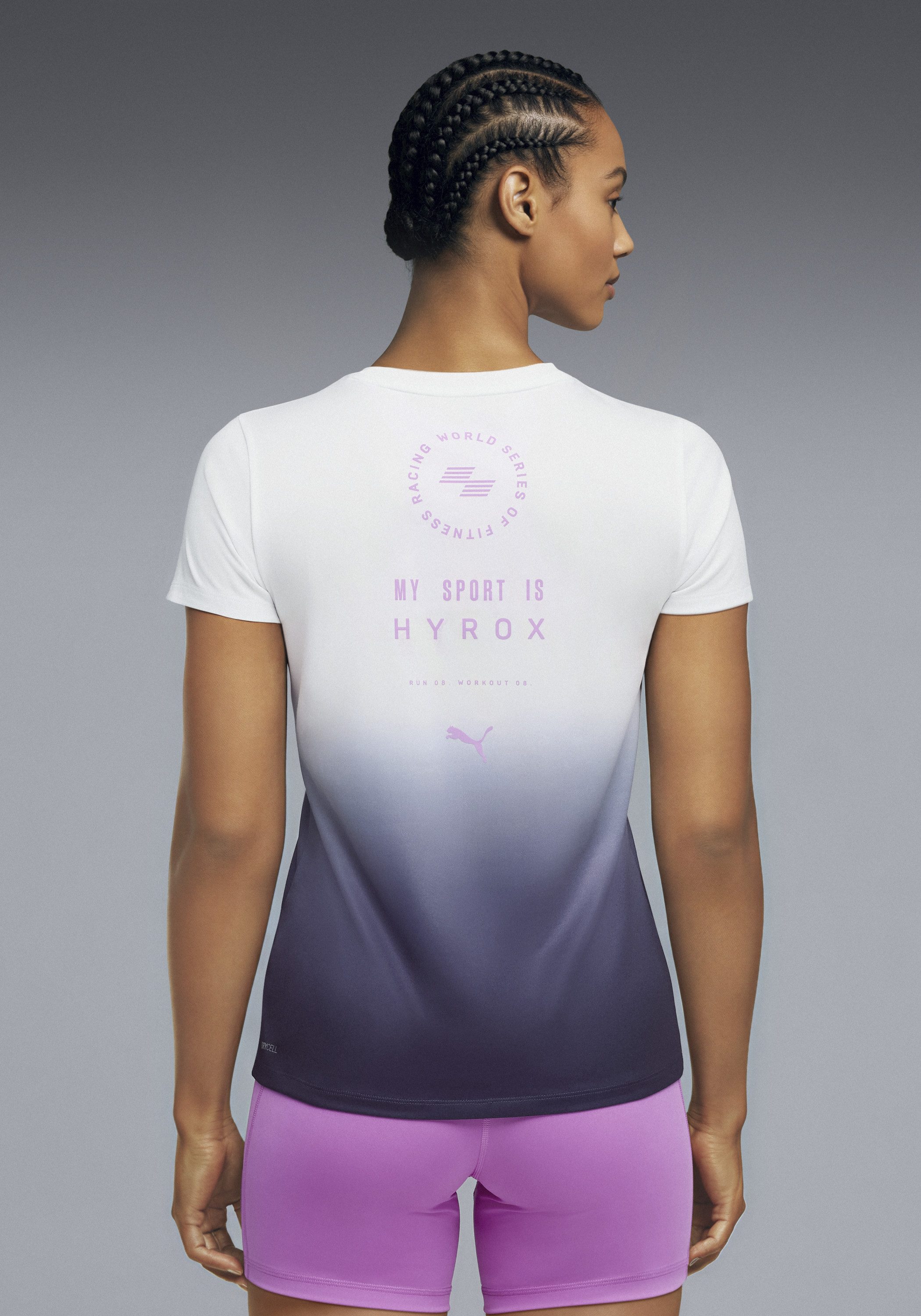 PUMA Trainingsshirt W X HYROX POLY GRAPHIC TEE Regular Fit, kurze Ärmel, fü günstig online kaufen