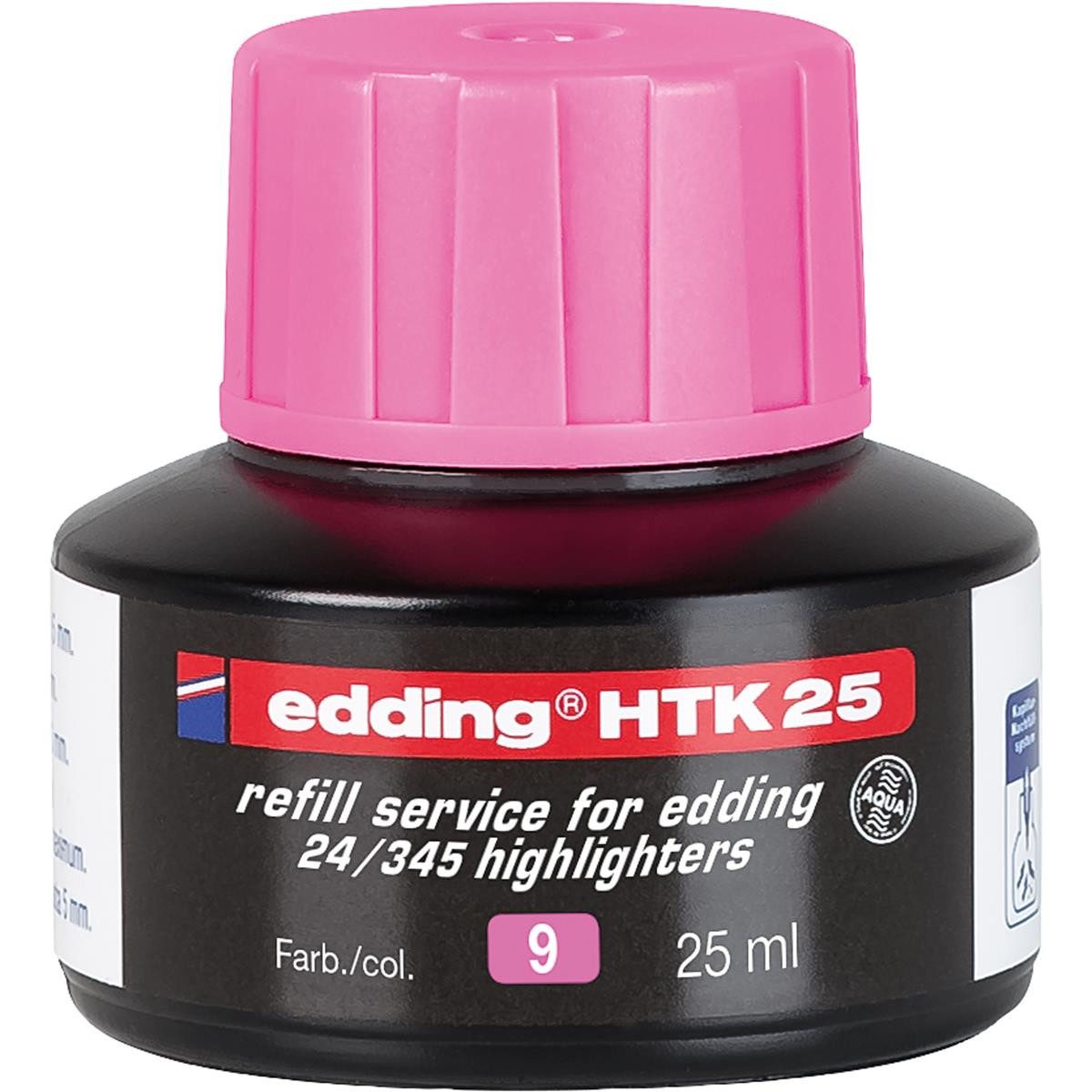 edding Маркери edding HTK25 4-HTK25009 Nachfülltusche 25ml rosa