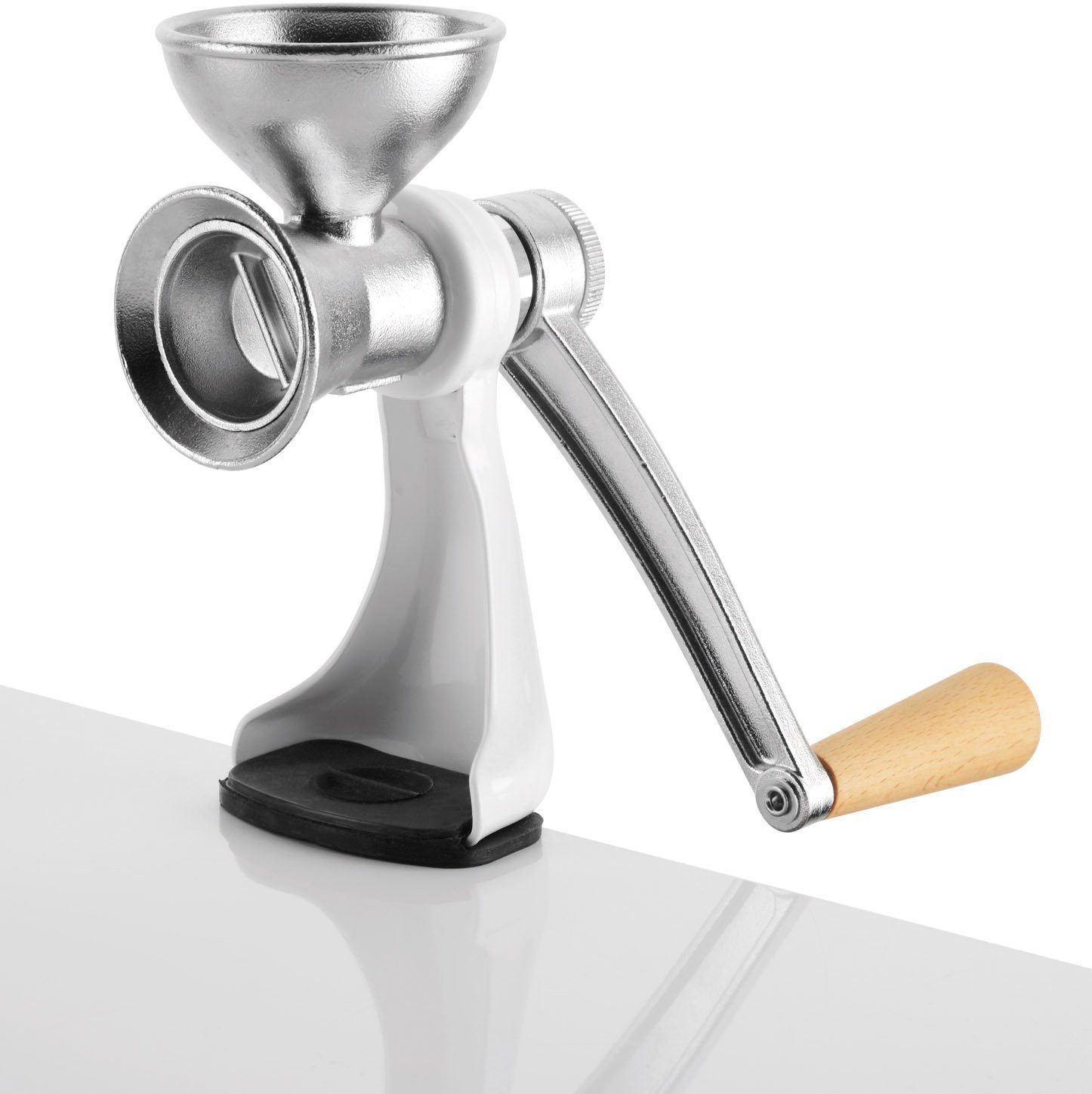 grossag Getreidemühle manuell, für Mohn, Leinsamen und andere ölhaltige Saaten, Edelstahl