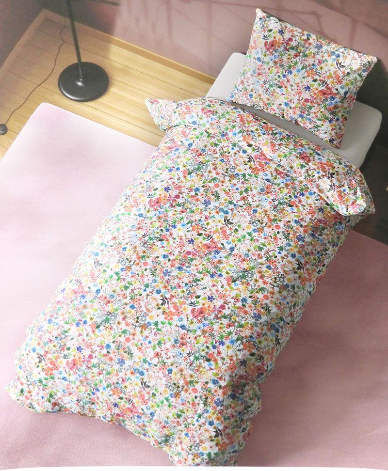 Sympathica Постельное белье Sympathica Satin Постельное белье Sommer Streublumen, Satin, 2 teilig