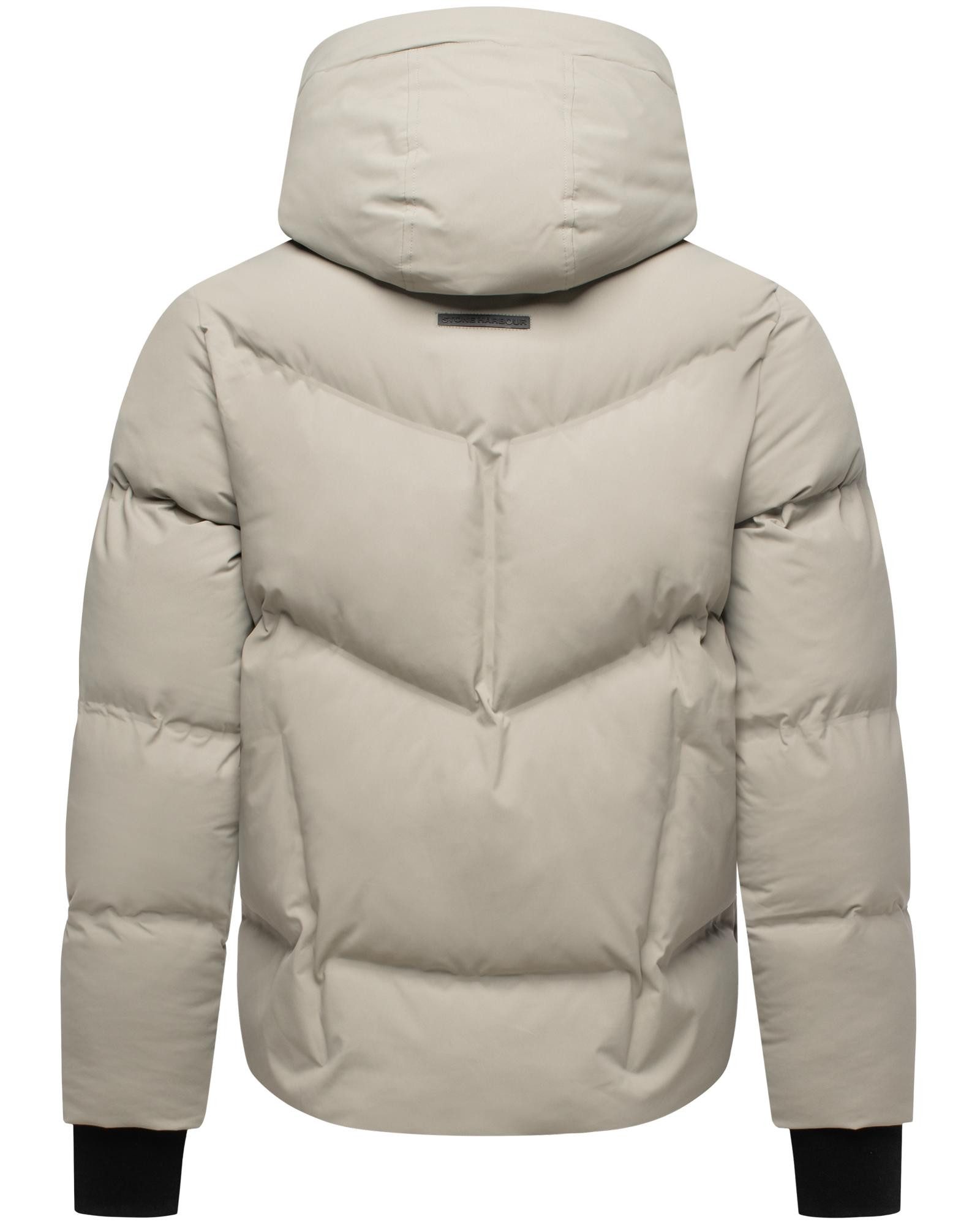 Stone Harbour Steppjacke Livianoo XX Herren Winterjacke mit (abnehmbarer) Kapuze