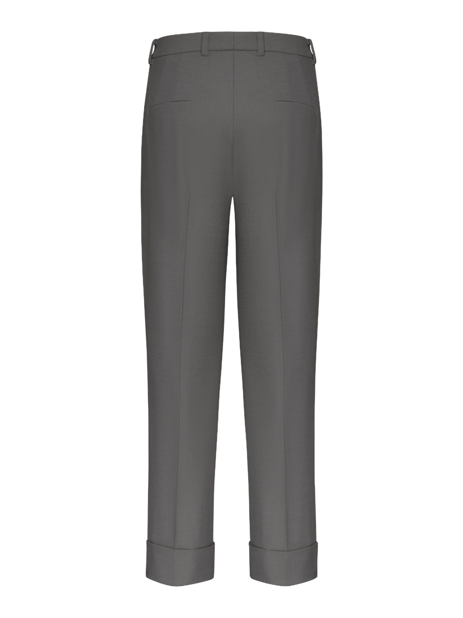 Cambio Stoffhose grau, Casual, Polyester, Unifarben, Slim Fit, Mittel