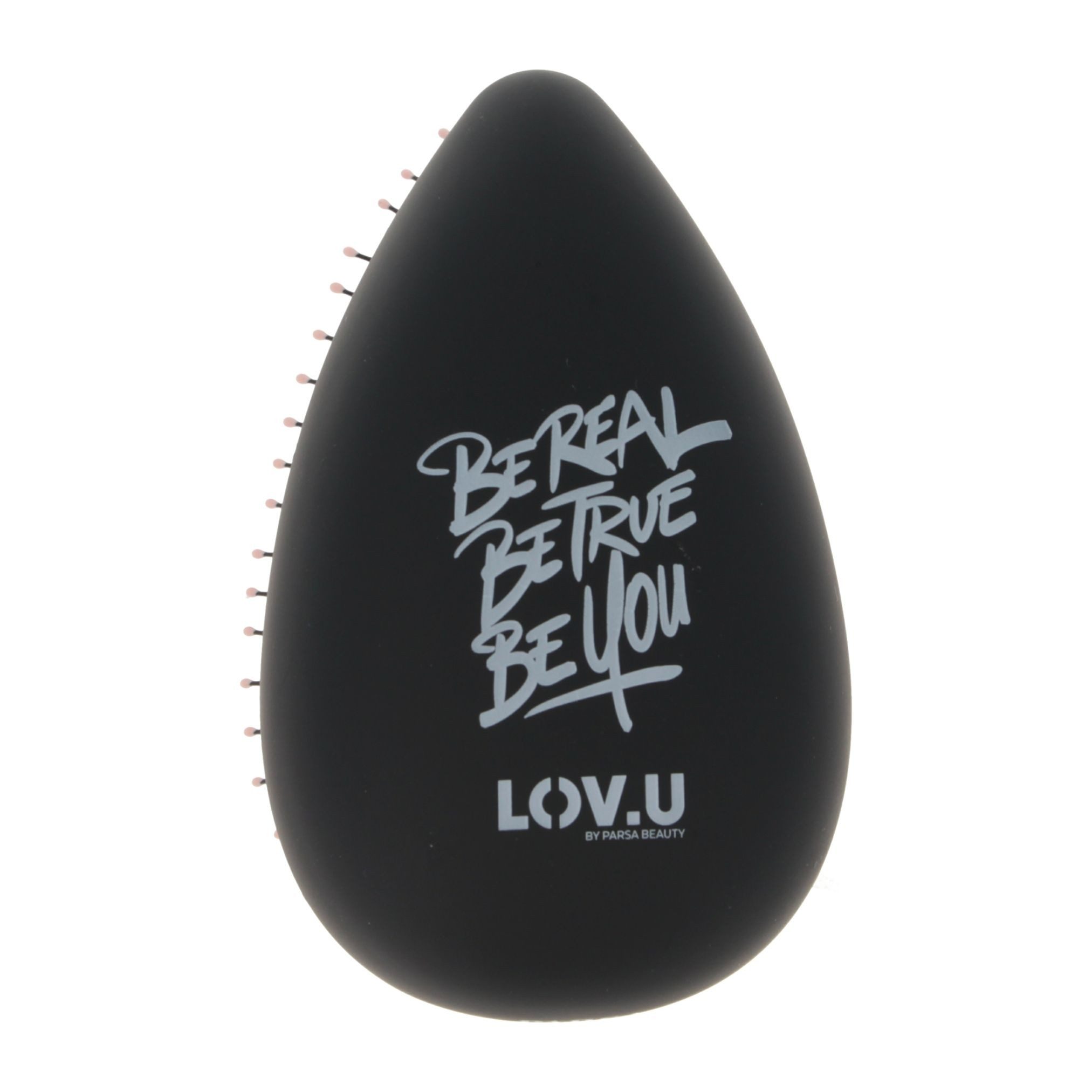 PARSA Beauty Haarbürste LOV.U Entwirrer To Go Compact Styler in Schwarz für feines Haar von PARSA Beauty