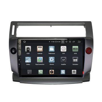 TAFFIO Für Citroen C4 2004-2010 9" Touchscreen Android Autoradio GPS CarPlay Einbau-Navigationsgerät