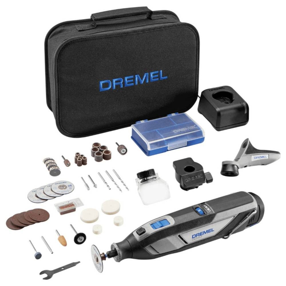 DREMEL Akku-Multifunktionswerkzeug Akku-Multitool F0138240JF, inkl. Akku, inkl. Ladegerät, mit Zubehör
