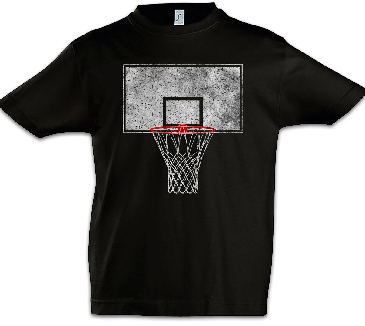 Print-Shirt Basketball Backboard Kinder T-Shirt Court Streetballcourt Streetball