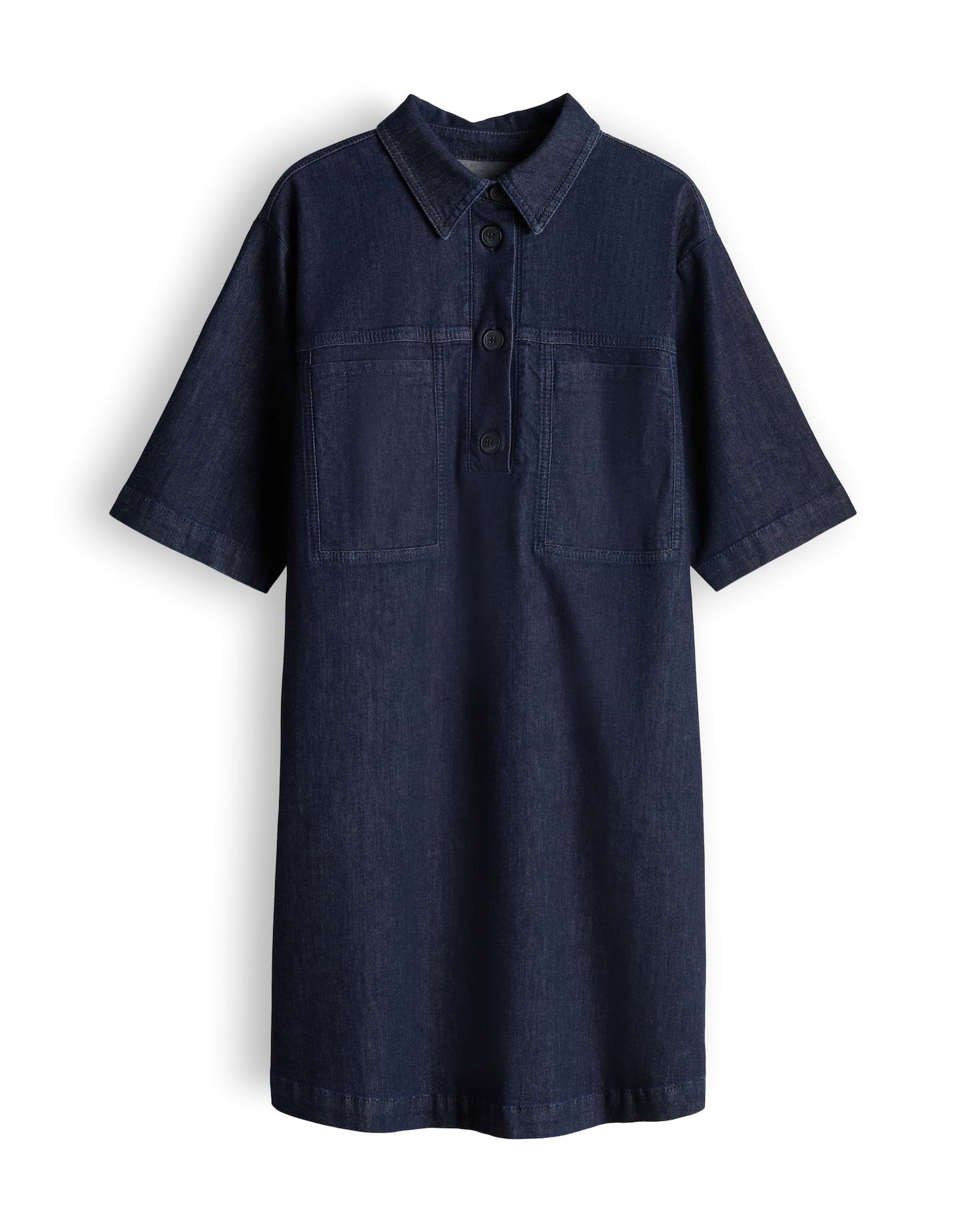 someday Minikleid Kurzes Denimkleid aus BCI Cotton Authentische Waschung für einen modernen Look