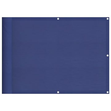 vidaXL Seitenmarkise Balkon-Sichtschutz Blau 75x1000 cm 100 Polyester-Oxford