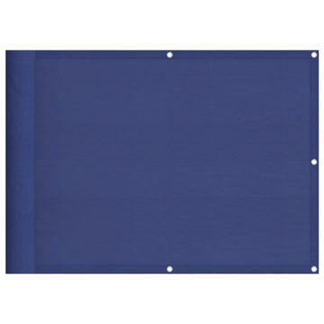 vidaXL Seitenmarkise Balkon-Sichtschutz Blau 75x800 cm 100 Polyester-Oxford