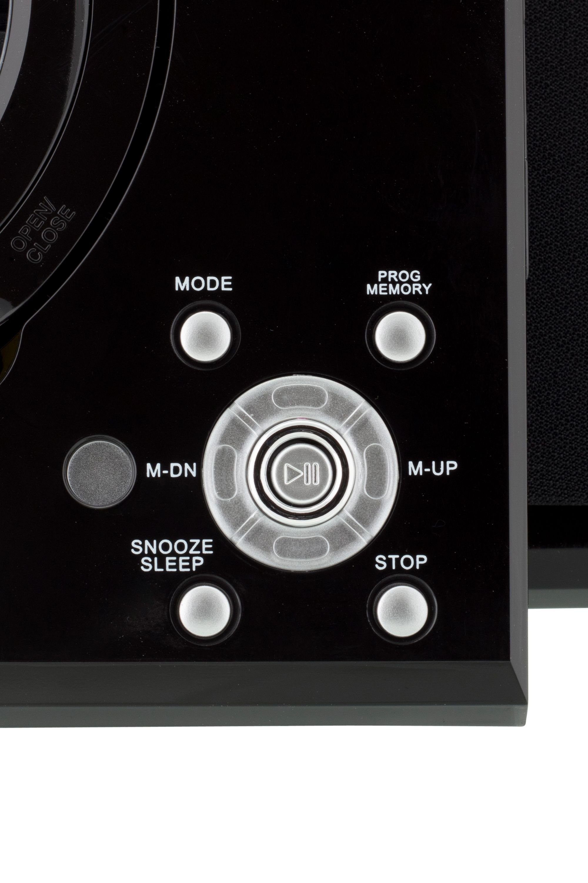 MC (UKW Kopfhöreranschluß Stereoanlage und AUX-IN) Microanlage 201 mit CD-Player, ROXX Radio,