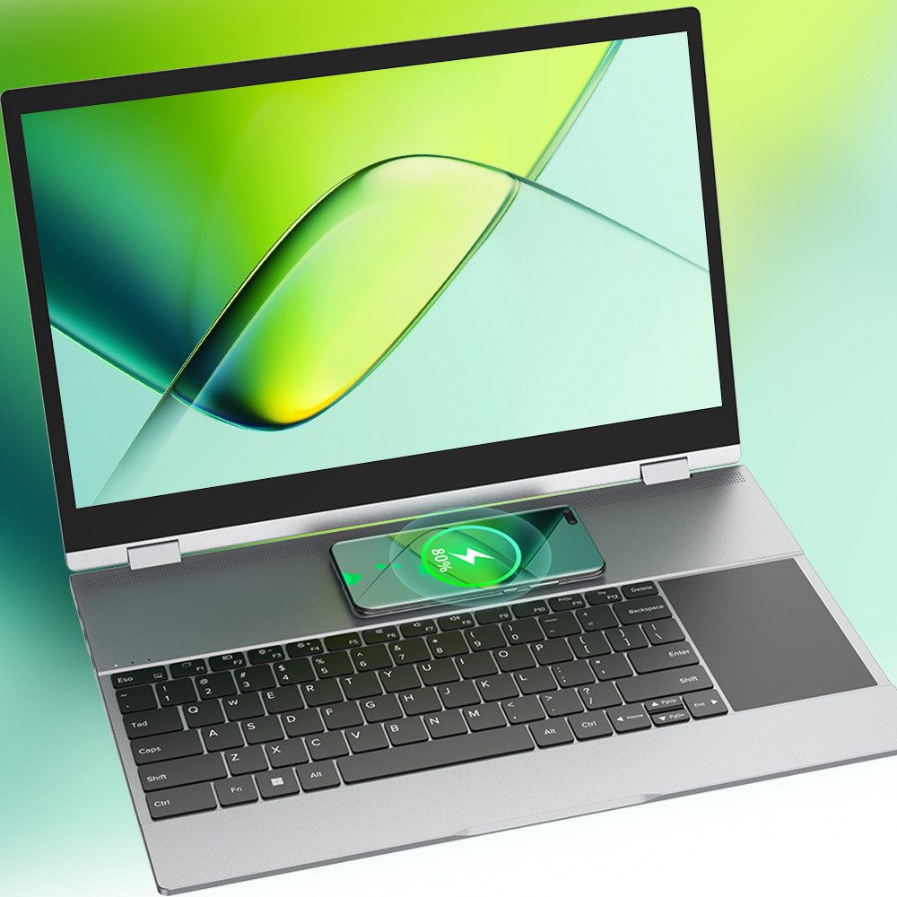 UPERFECT M156G18 Portabler Monitor (Full HD, IPS, 10-Punkt-Touch, 120 Hz, 0-360° Faltung)