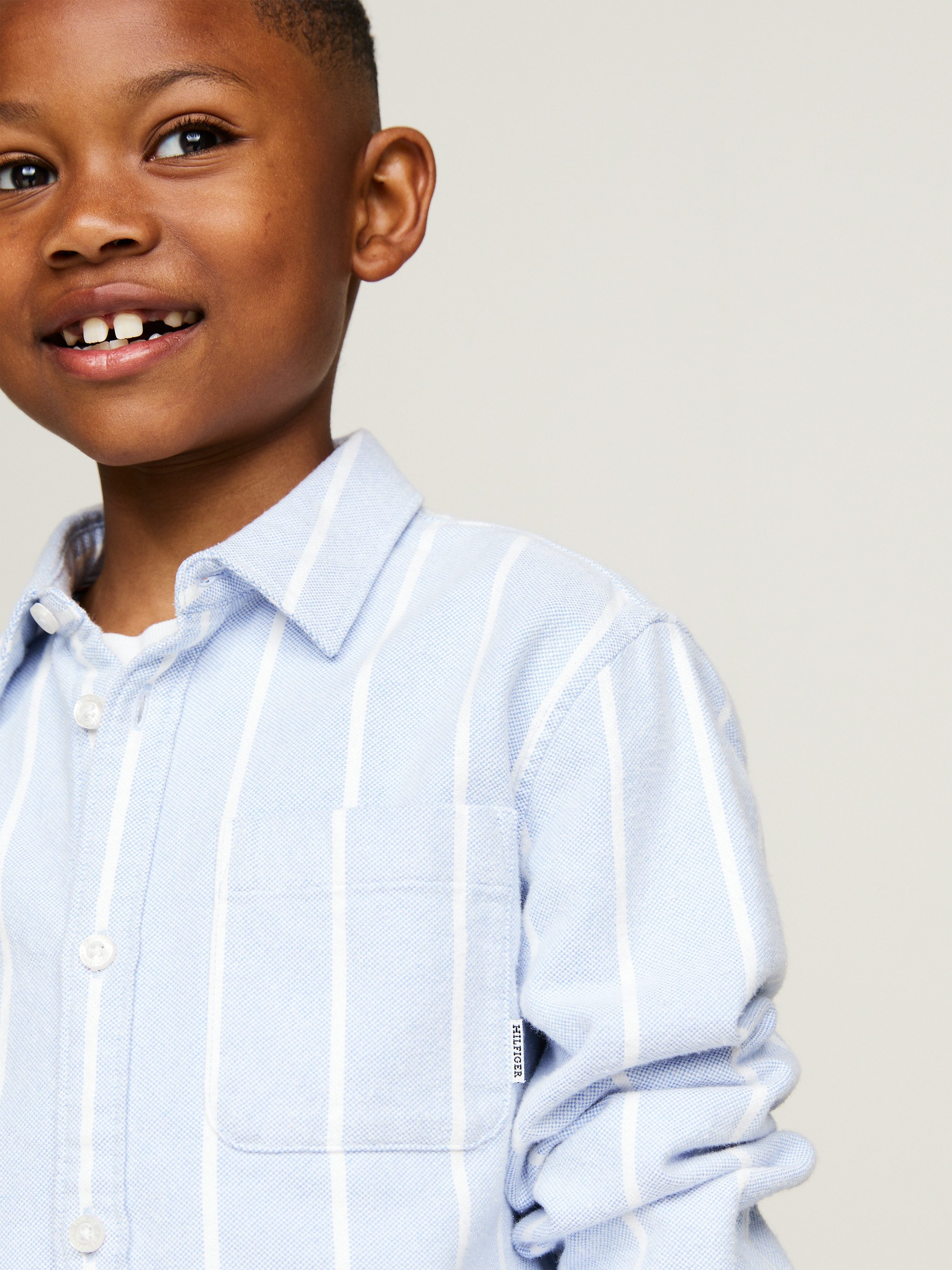 Tommy Hilfiger Langarmhemd MONOTYPE STRIPES SHIRT günstig online kaufen