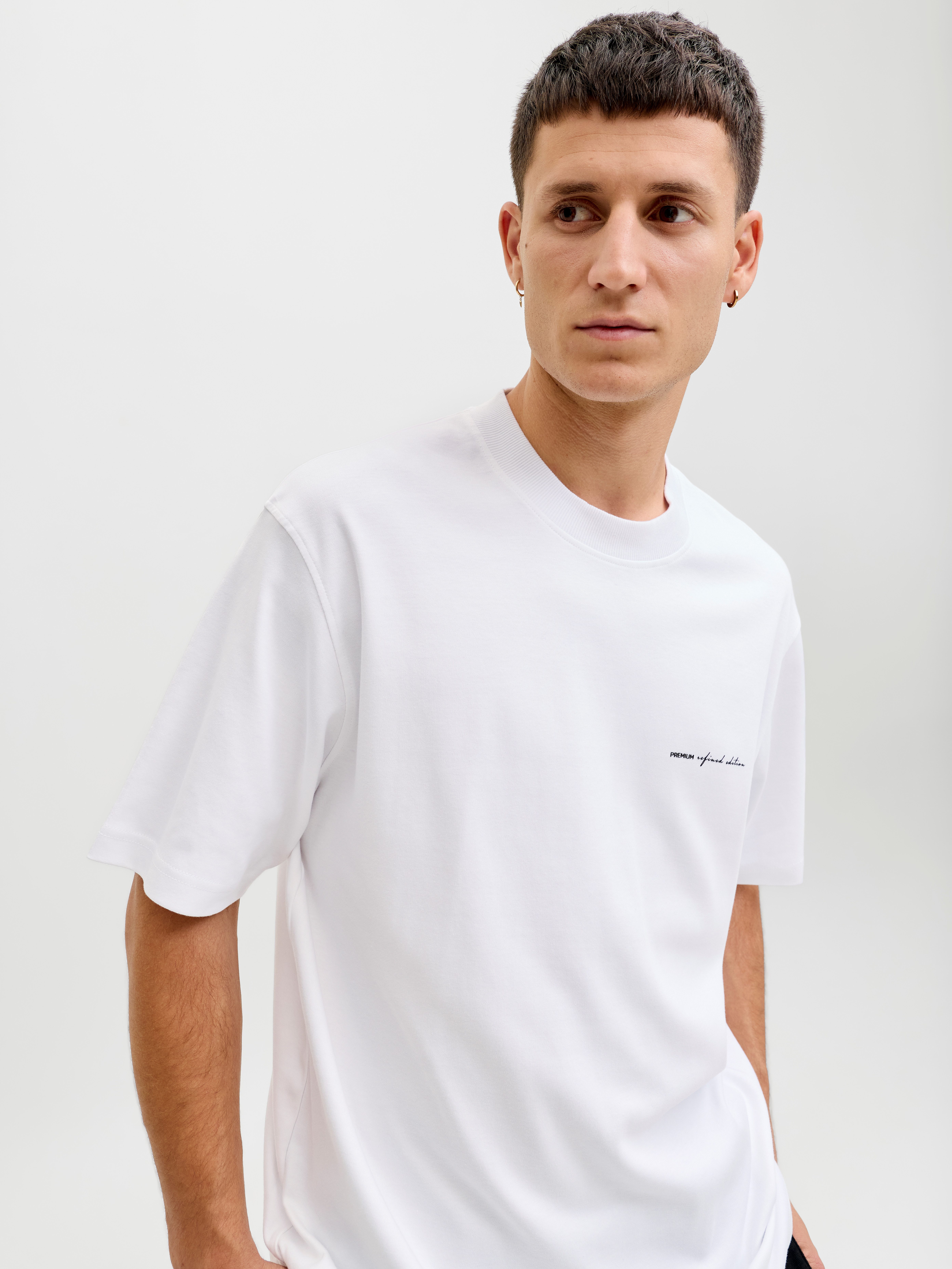Jack & Jones T-Shirt JPRBLAOWEN SS BRANDING TEE SN Baumwollmischung, relaxed fit – Bild 4 von 5