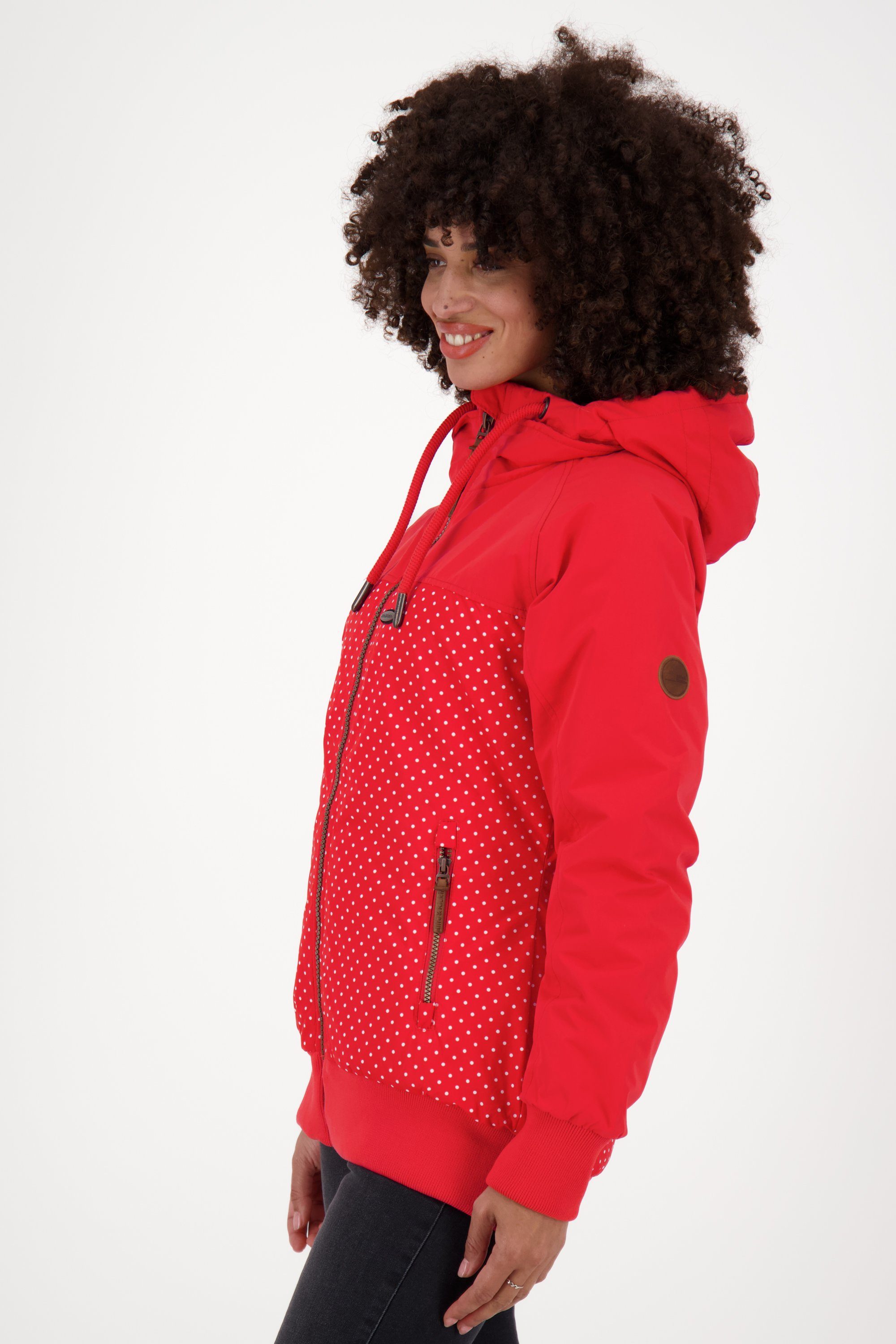 MaliaAK Jacket Winterjacke, & fuchsia Jacke Kickin B Alife Winterjacke Damen gefütterte