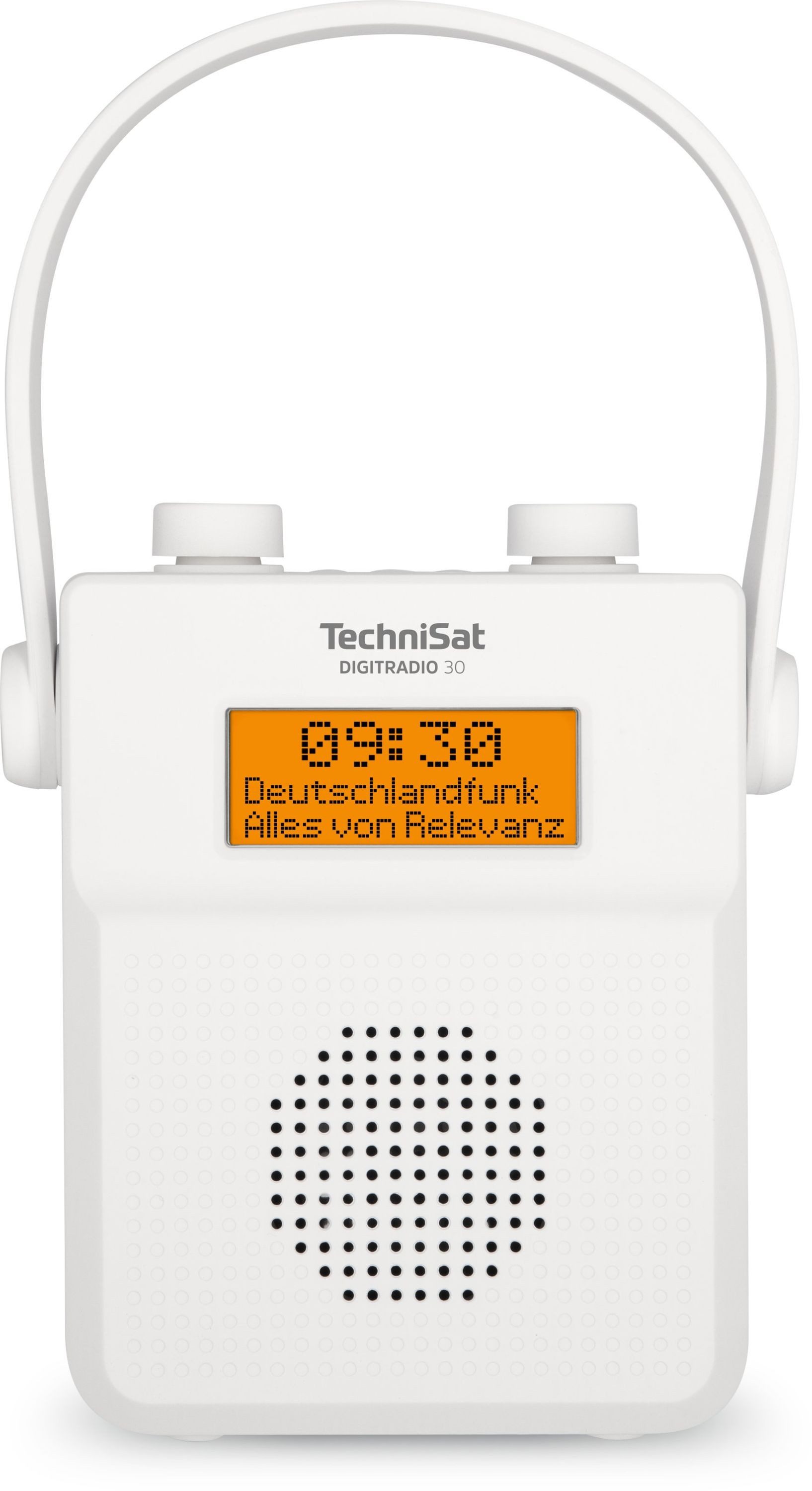 TechniSat DIGITRADIO 30 Digitalradio (DAB) (Digitalradio (DAB), FM-Tuner mit RDS, 2 W, UKW-Radio, wasserdicht IPX5, integrierter Akku, Bluetooth)