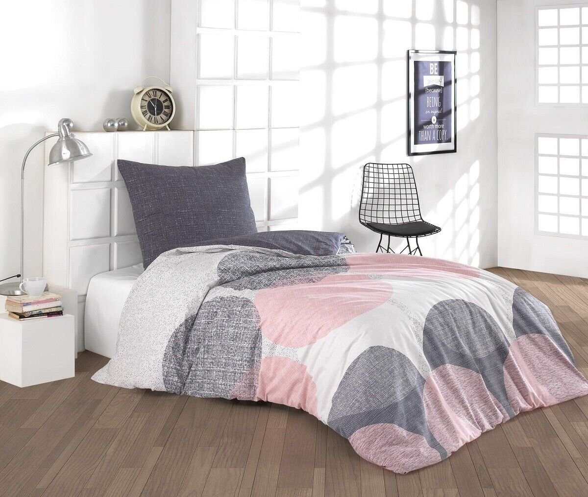 Leonado Vicenti Bettwäsche 4 tlg Winter Thermo Fleece Wende Bettwäsche 135x günstig online kaufen