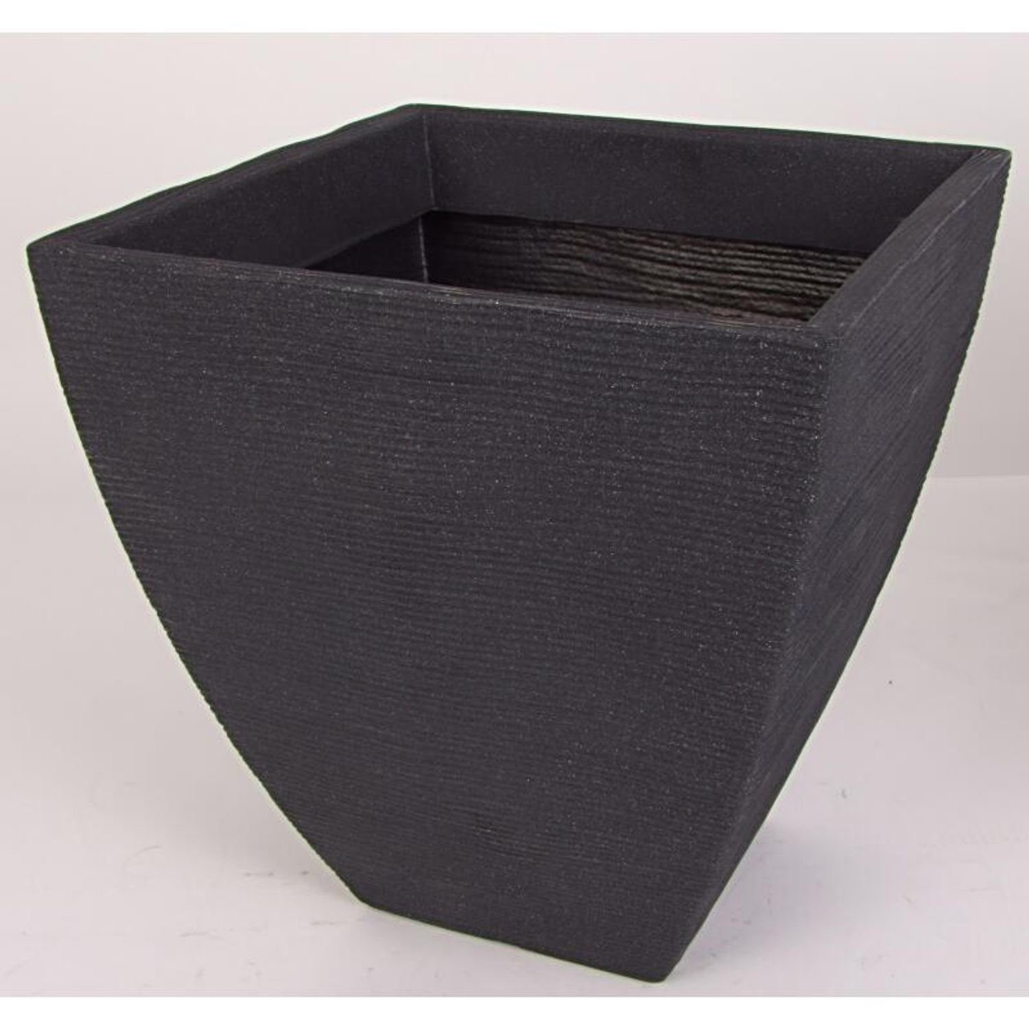 Jelenia Plast Pflanzkübel Pflanzkübel anthrazit Blumenkübel Rillentopf Pflanztopf Blumentopf