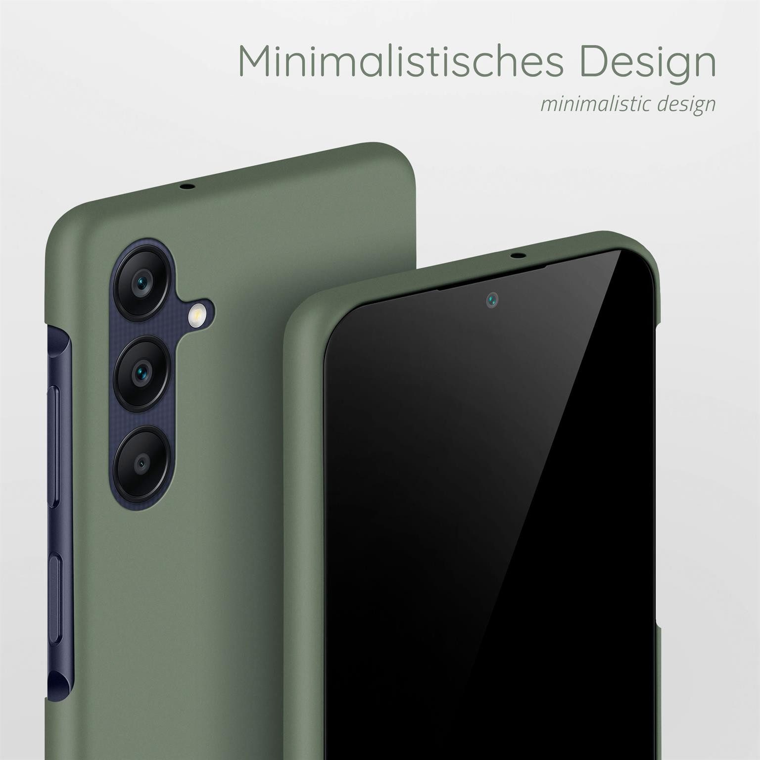 moex Handyhülle moex® Alpha Case für Samsung Galaxy A25 5G, Hülle ultra dünn, Hardcase Back Cover, Schutzhülle Minimalistisch