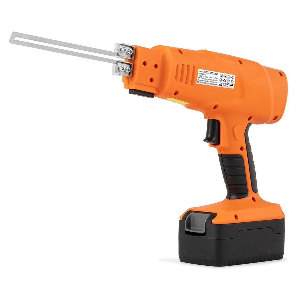 Thumbnail - BAUTEC Heißdrahtschneider Akku-Styrocutter 200W » Set 9 » 2 Akkus » inkl. Zubehör + Koffer, 36 in v, Komplett-Set