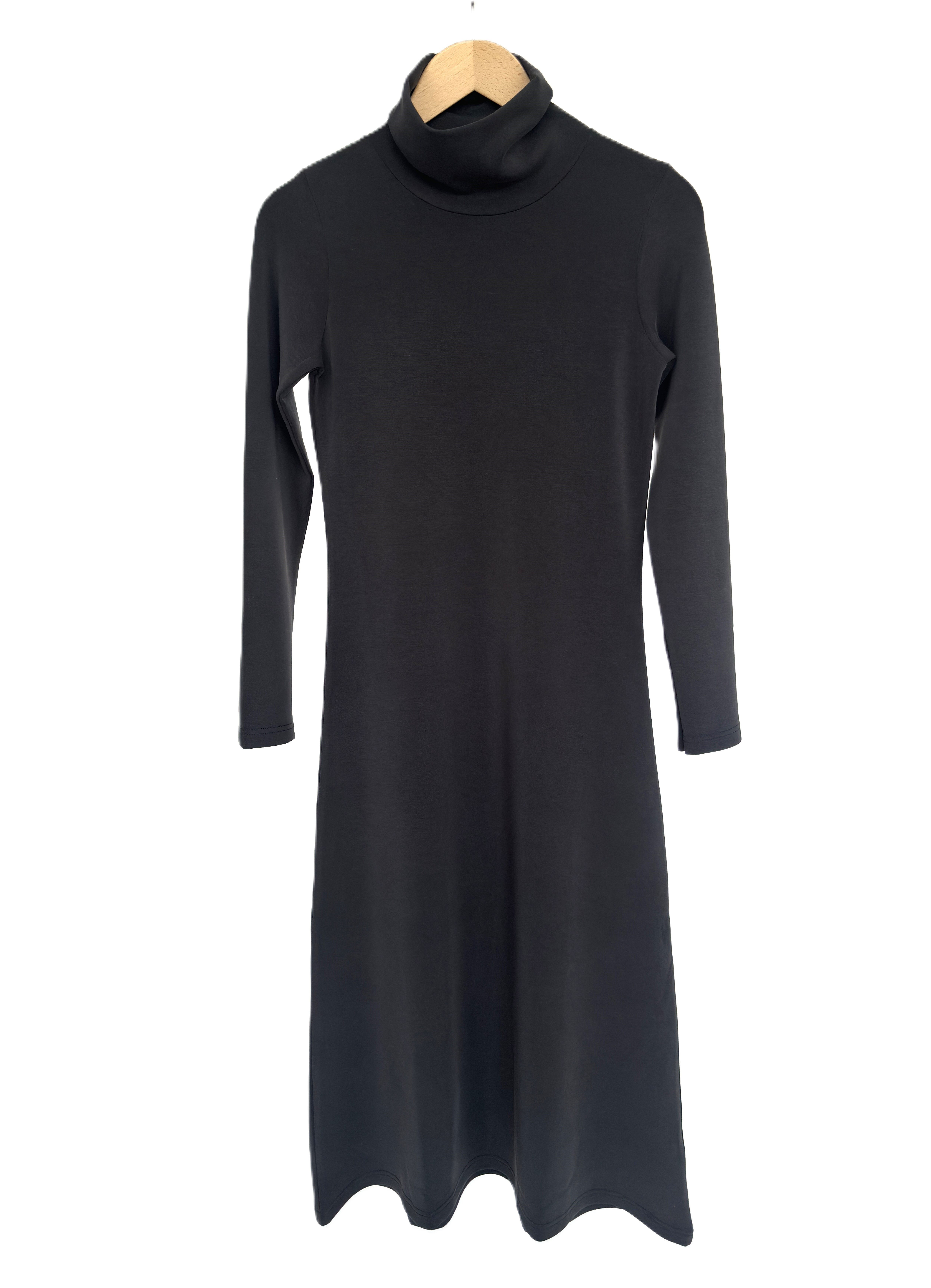 Zuckerwatte Scubakleid Midikleid mit Rollkragen und günstig online kaufen