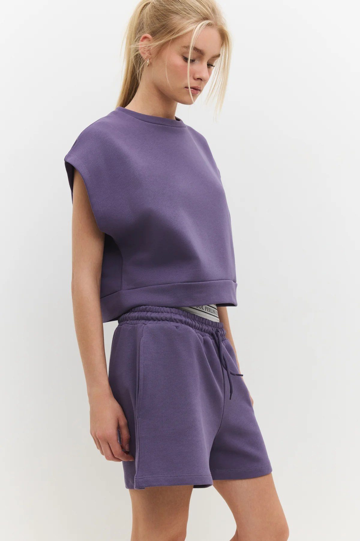 Shorts Shorts mit Taschen und elastischem Bund