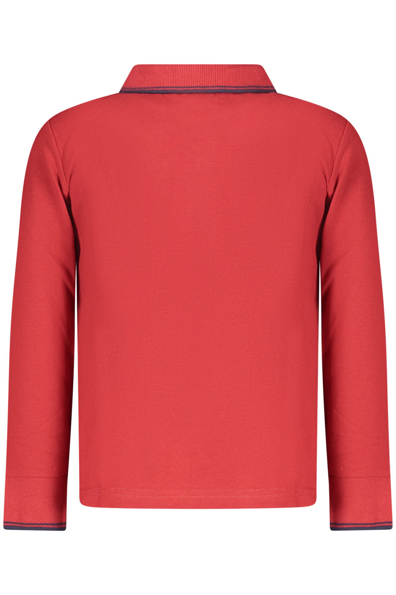 North Sails Poloshirt Nachhaltiges Langarm-Polo für Kinder – Rot mit