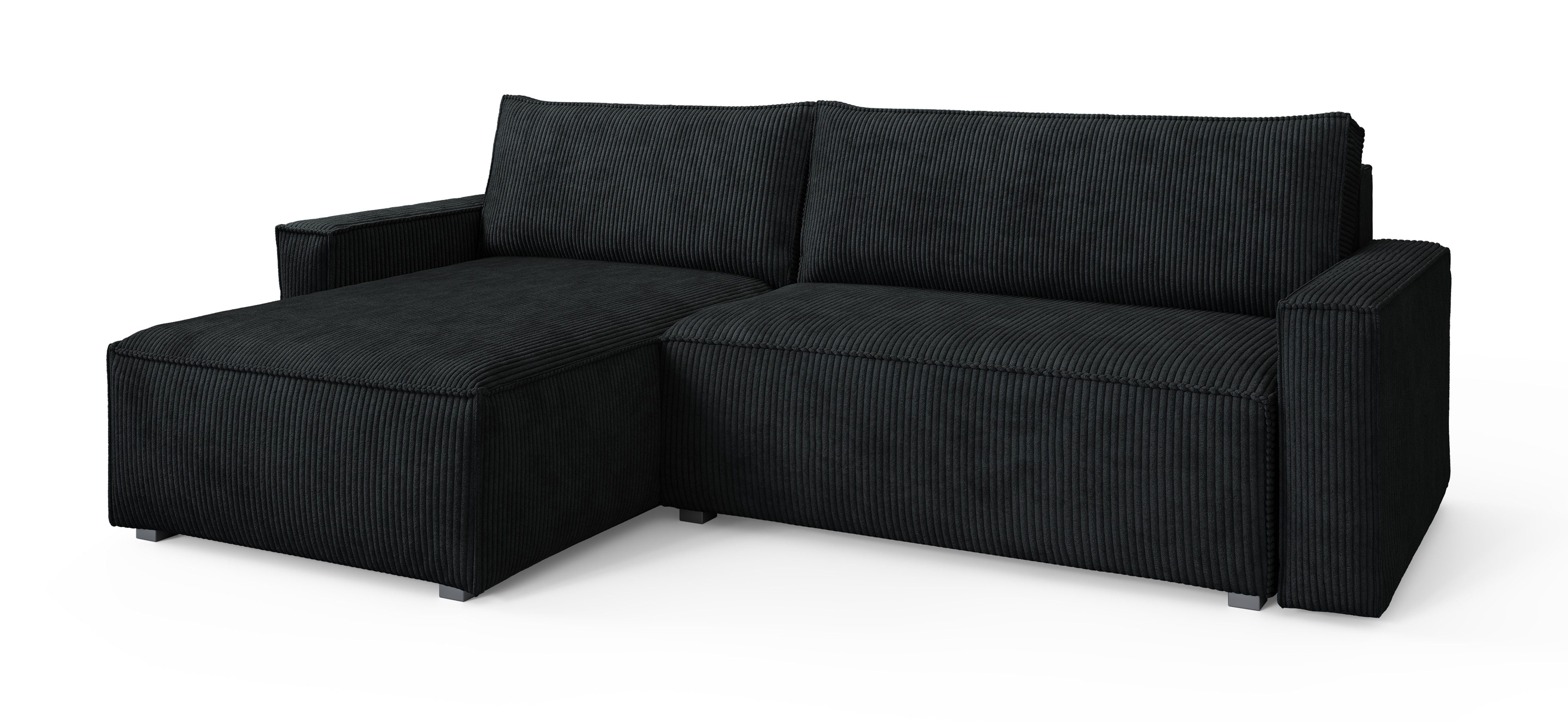 Masseno Ecksofa BESMIR mit Schlaffunktion L-Form, Sofa mit Bettkasten günstig online kaufen