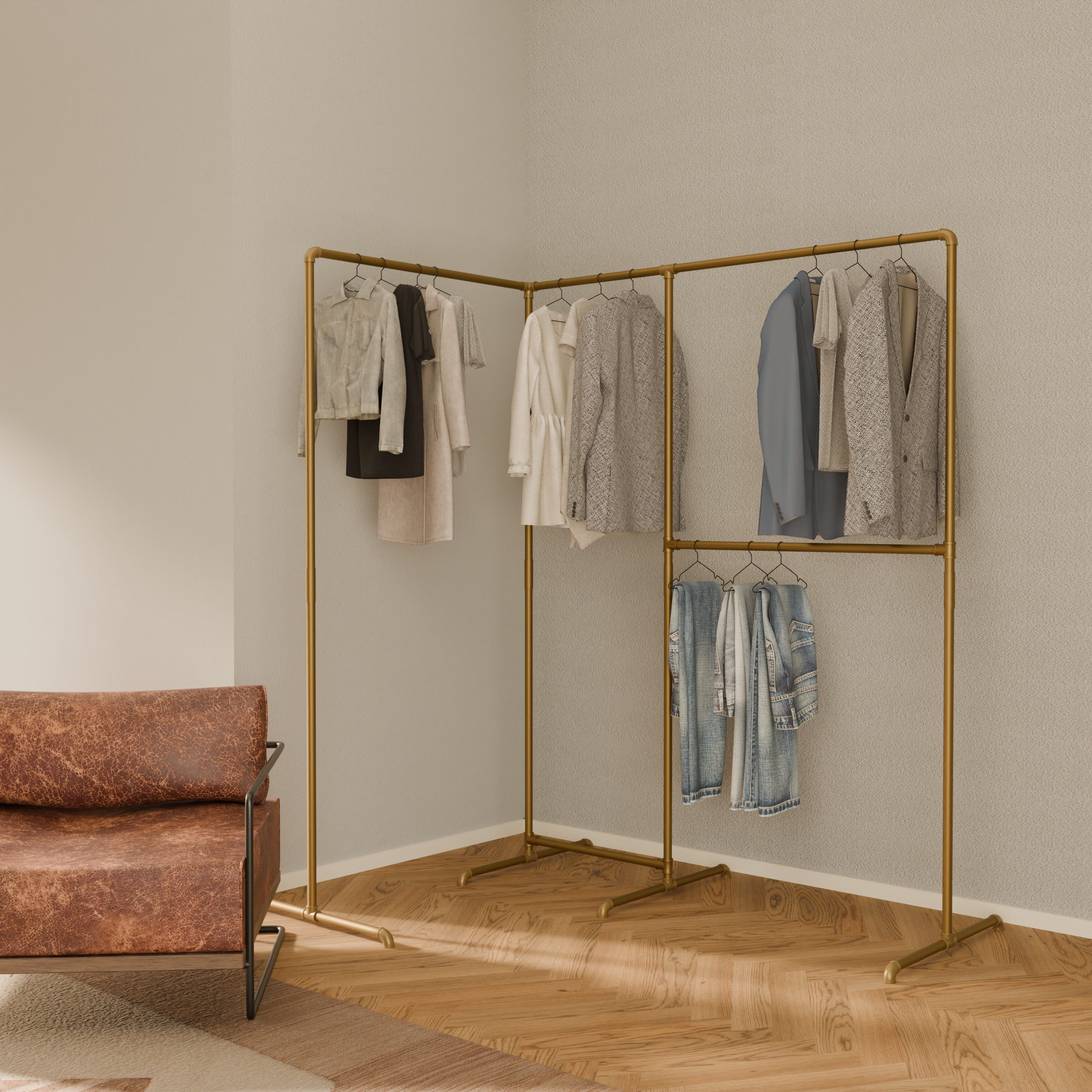 pamo. design Kleiderständer Kleiderständer LAS gold günstig online kaufen