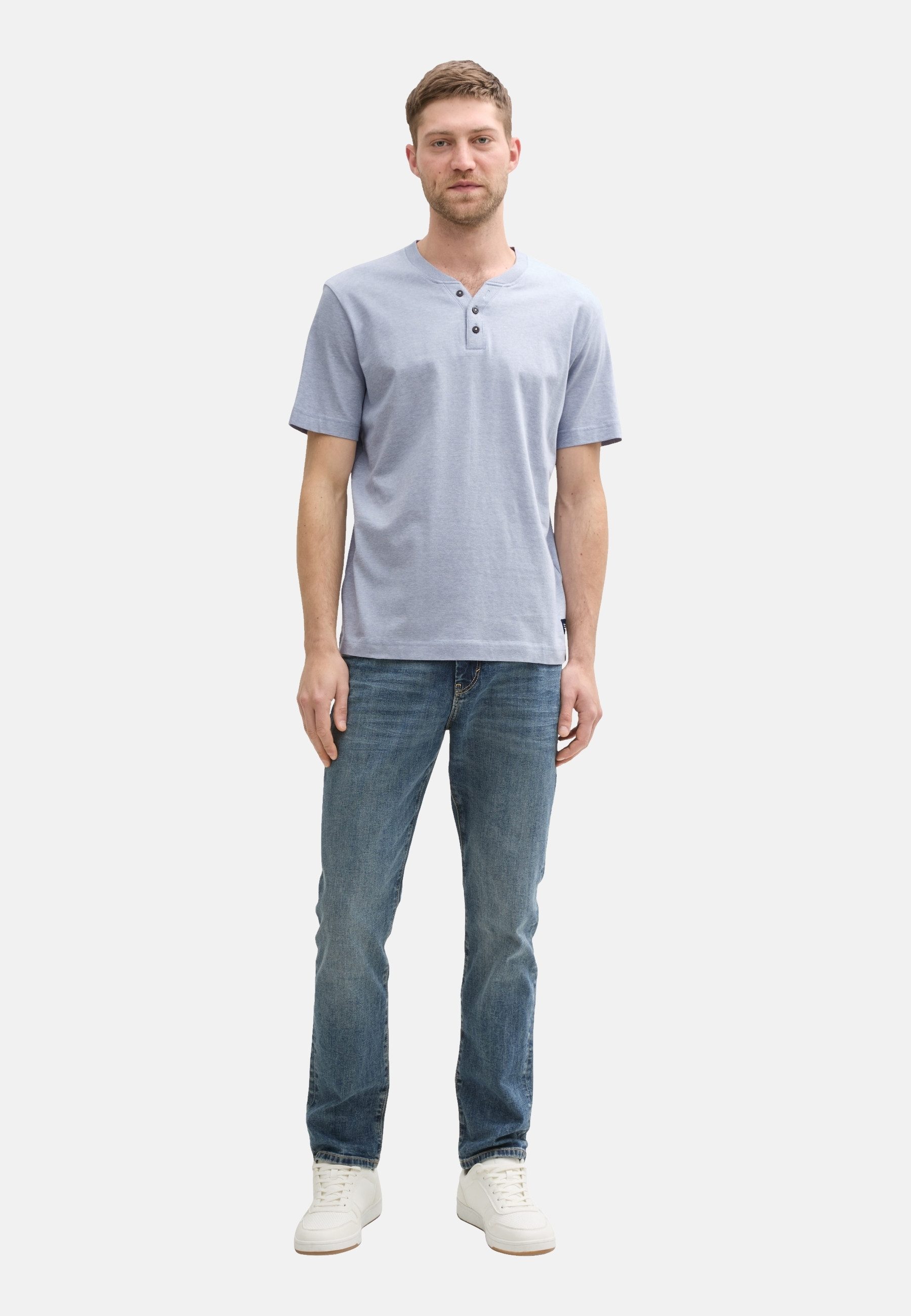 TOM TAILOR Henleyshirt T-Shirt Kurzarmshirt (1-tlg) günstig online kaufen