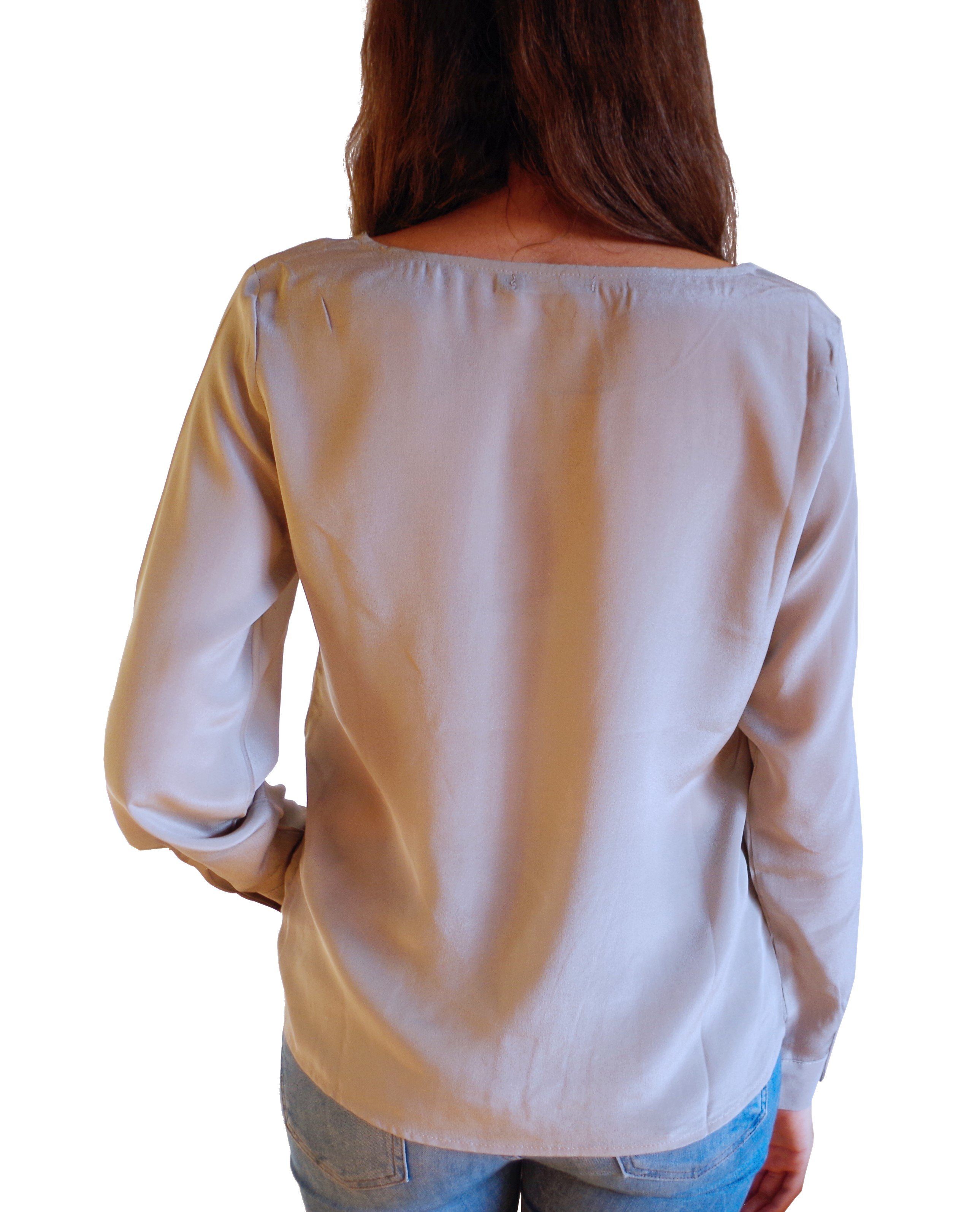 Posh Gear Seidenbluse Damen Bluse Rotondoseta aus 100% Seide