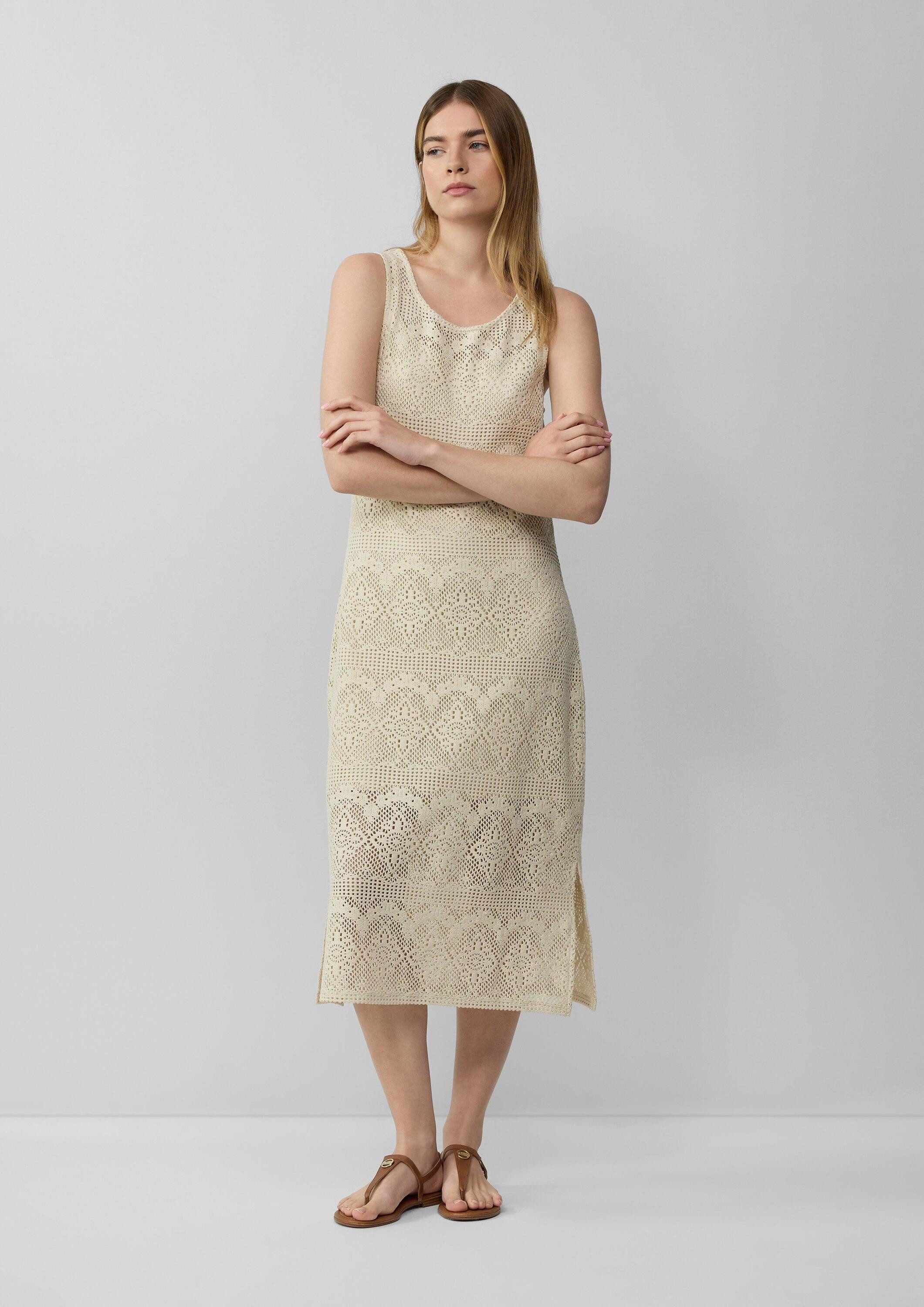 s.Oliver Minikleid Kleid Häkel-Kleid mit Jerseyfutter günstig online kaufen