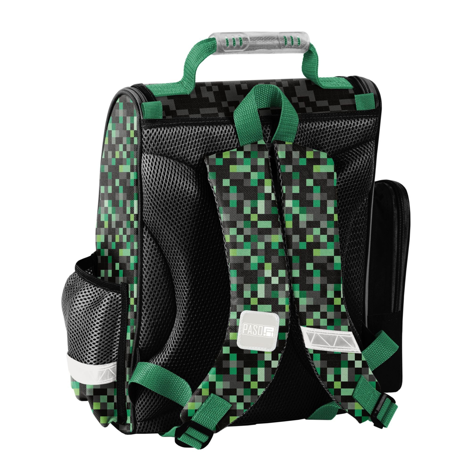PASO Schulranzen mit Turnbeutel & befüllter Federmappe - Game (Set, 3-Tlg)