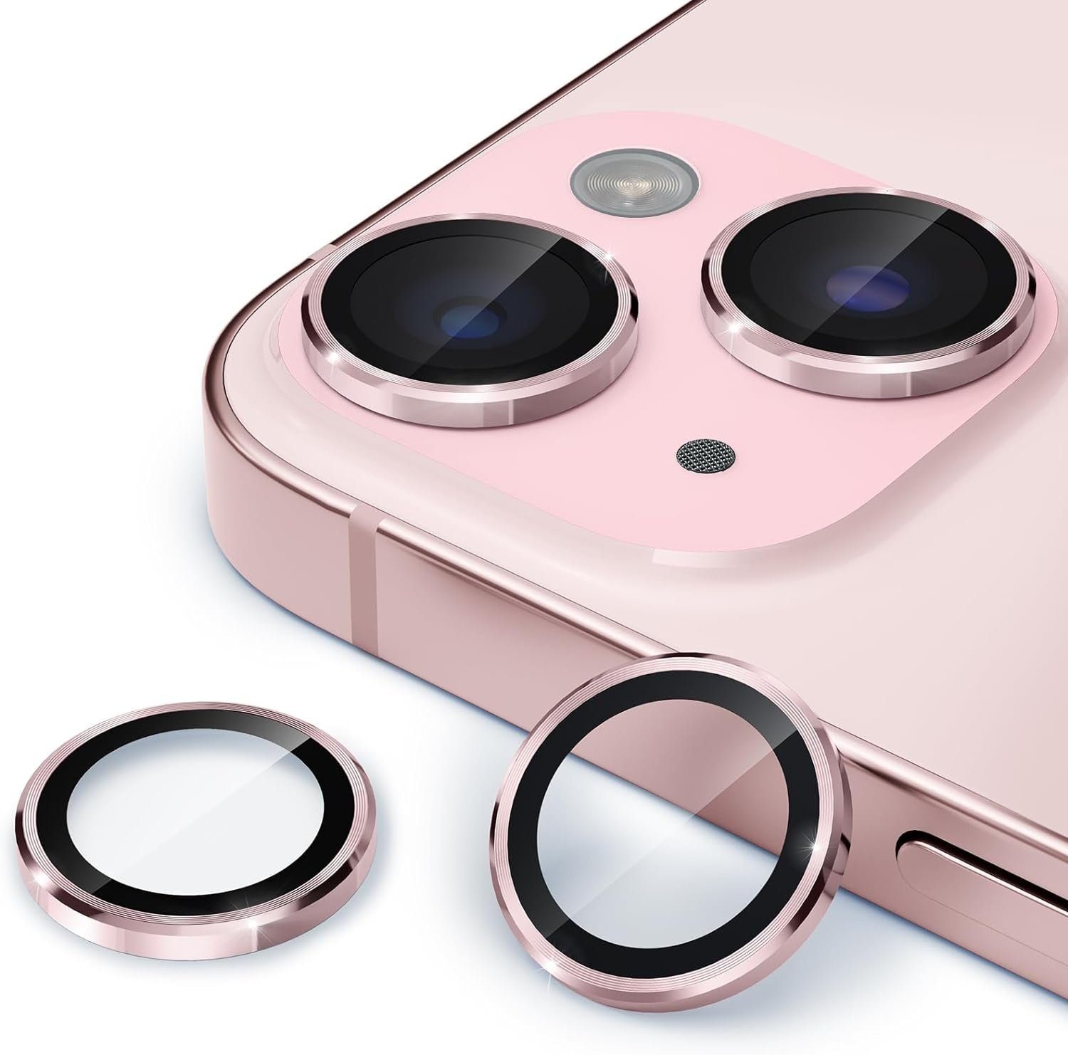 MSM Kameraschutzglas 2X Linsenglas Kameraglas für Apple iPhone 15 / 15 Plus Panzerfolie 9H – Bild 5 von 5