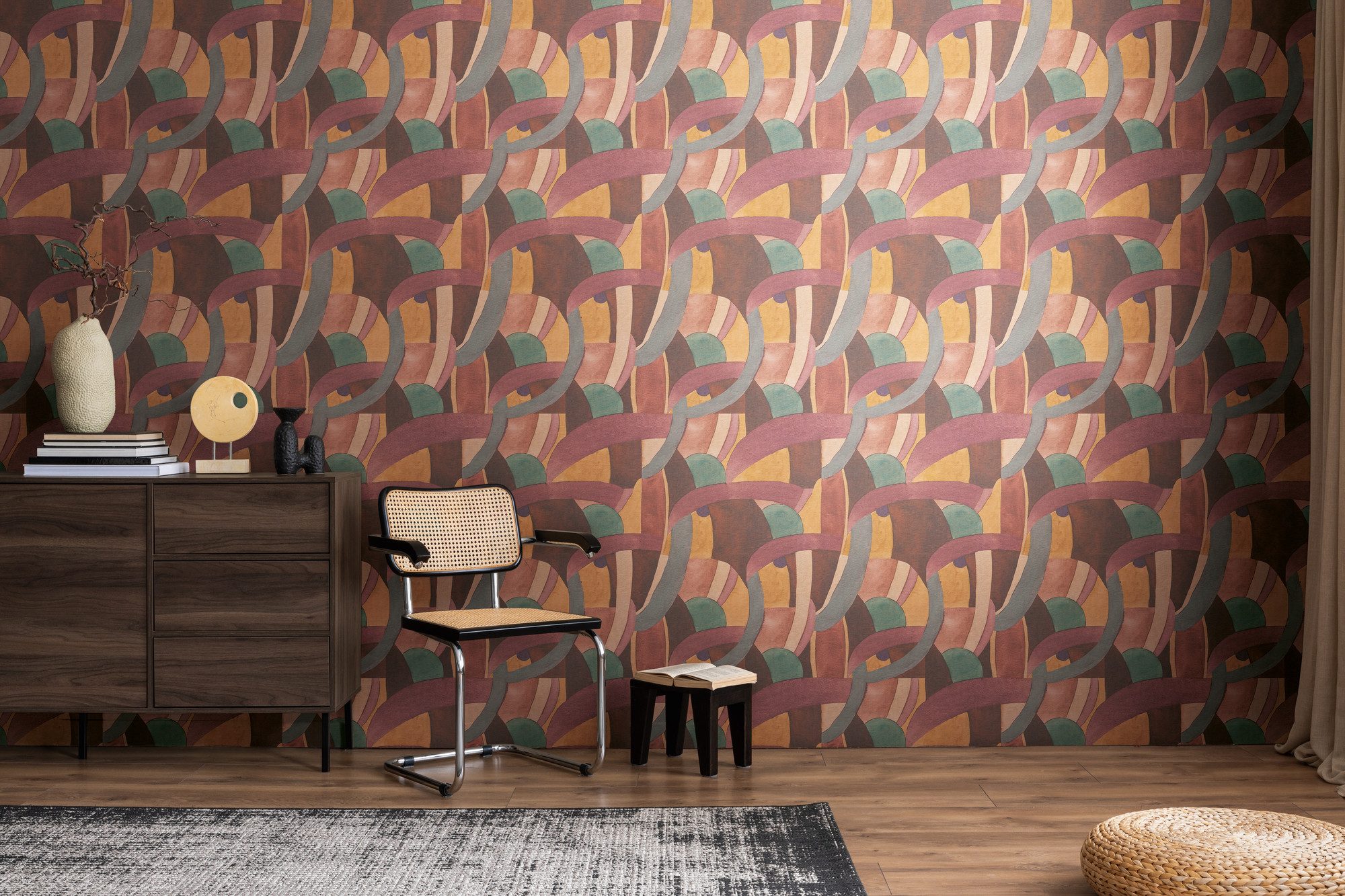living walls Vliestapete Streifentapete Klassisches Streifenmuster matt, glatt, matt, (1 St)
