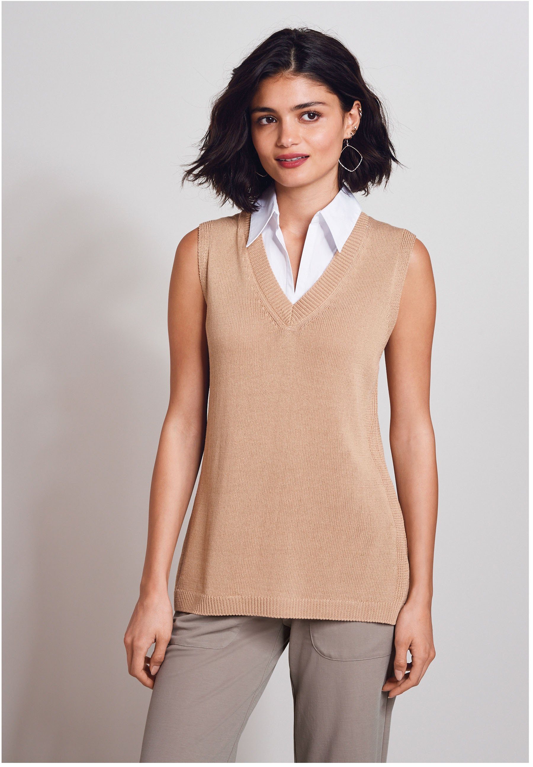 Next Pullunder »Ärmellose Bluse mit Kragen zum Darunterziehen« online  kaufen | OTTO