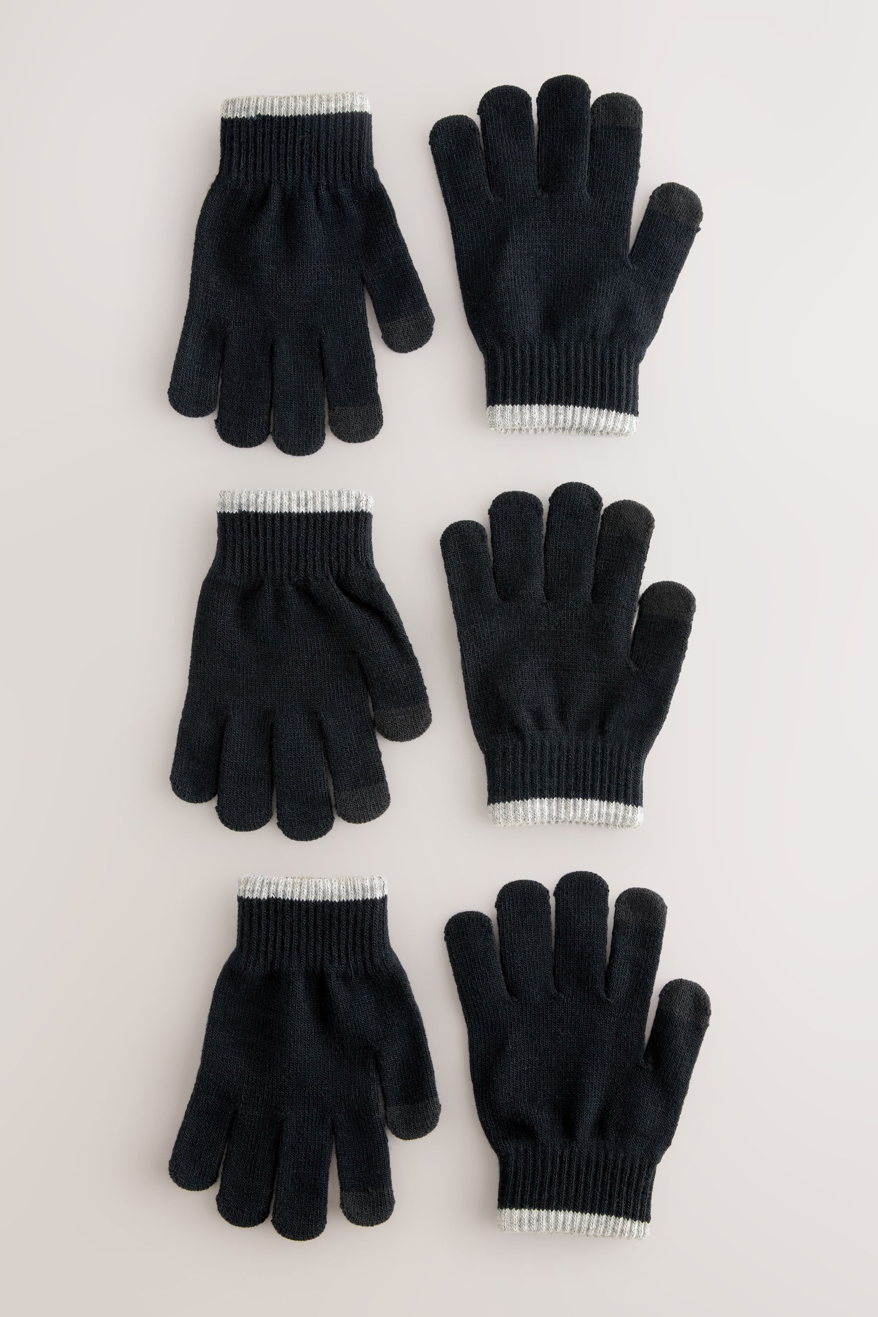 Next Strickhandschuhe Magische Handschuhe 3er-Pack (3-St)