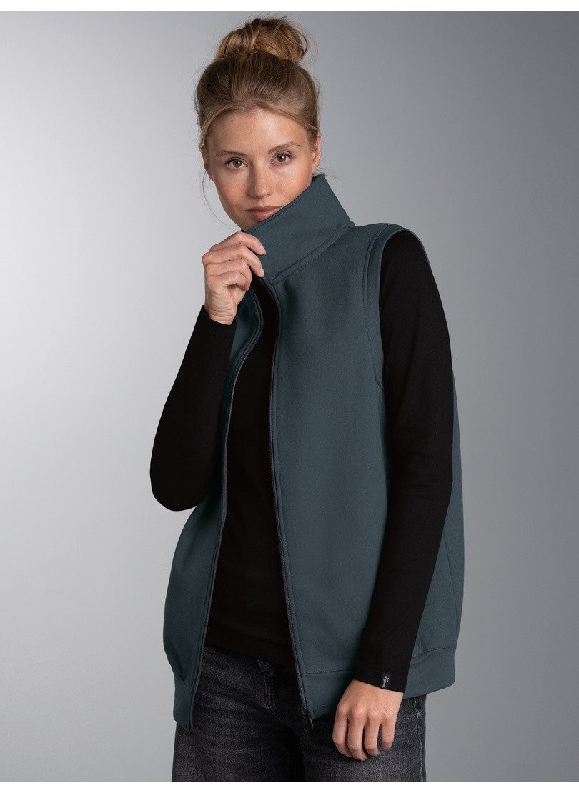 Trigema Steppweste TRIGEMA Weste aus bequemem Sweat-Material (1-tlg) – Bild 3 von 4