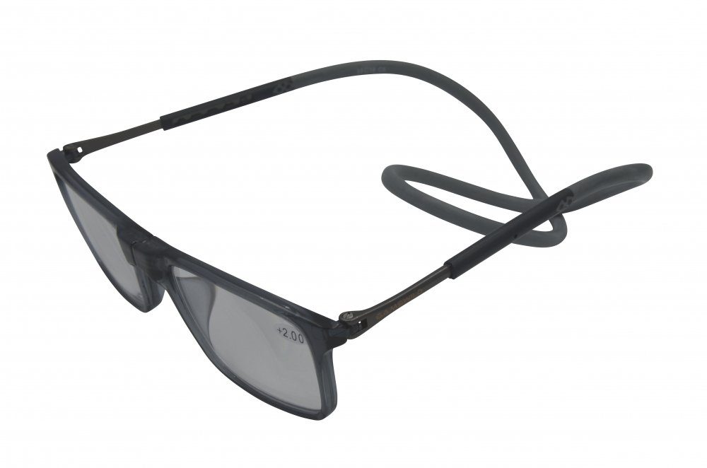 Gamswild Lesebrille GAMSSTYLE +1,0 +1,5 +2,0 +2,5 dpt Magnetlesebrille Unisex Lesehilfe, Lesebrille in braun, grau, blau