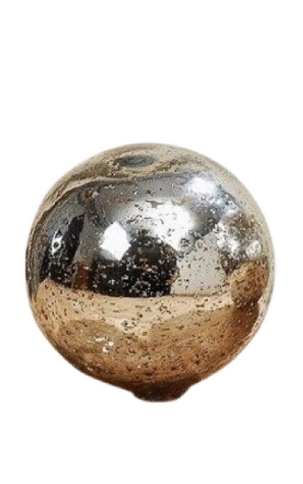 BOLTZE GRUPPE GmbH Dekokugel Deko-Kugel Glas silber Ornamente Ø 16 cm Stückpreis