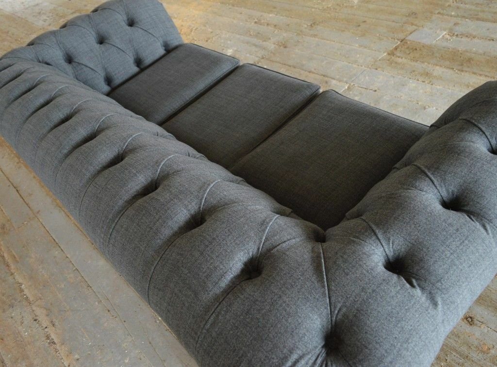 Chesterfield 3 Polster JVmoebel Designer Sofa SITZER Sofa