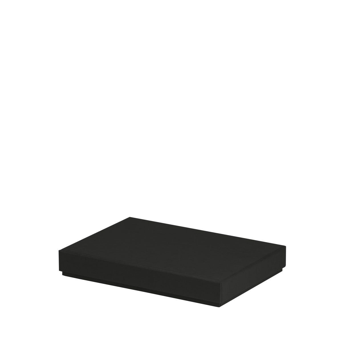 Rössler Aufbewahrungsbox RÖSSLER Kartonage Boxline schwarz 155x215x30mm